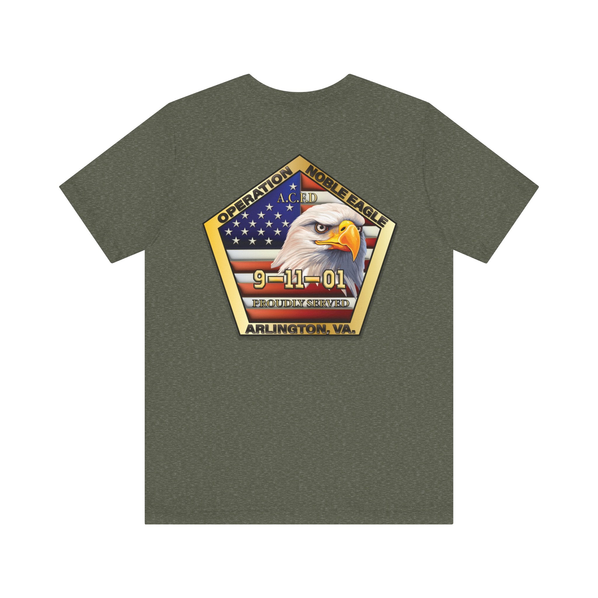 Operation Noble Eagle/Old Arlington Patch - Bella+Canvas Soft Unisex Tee