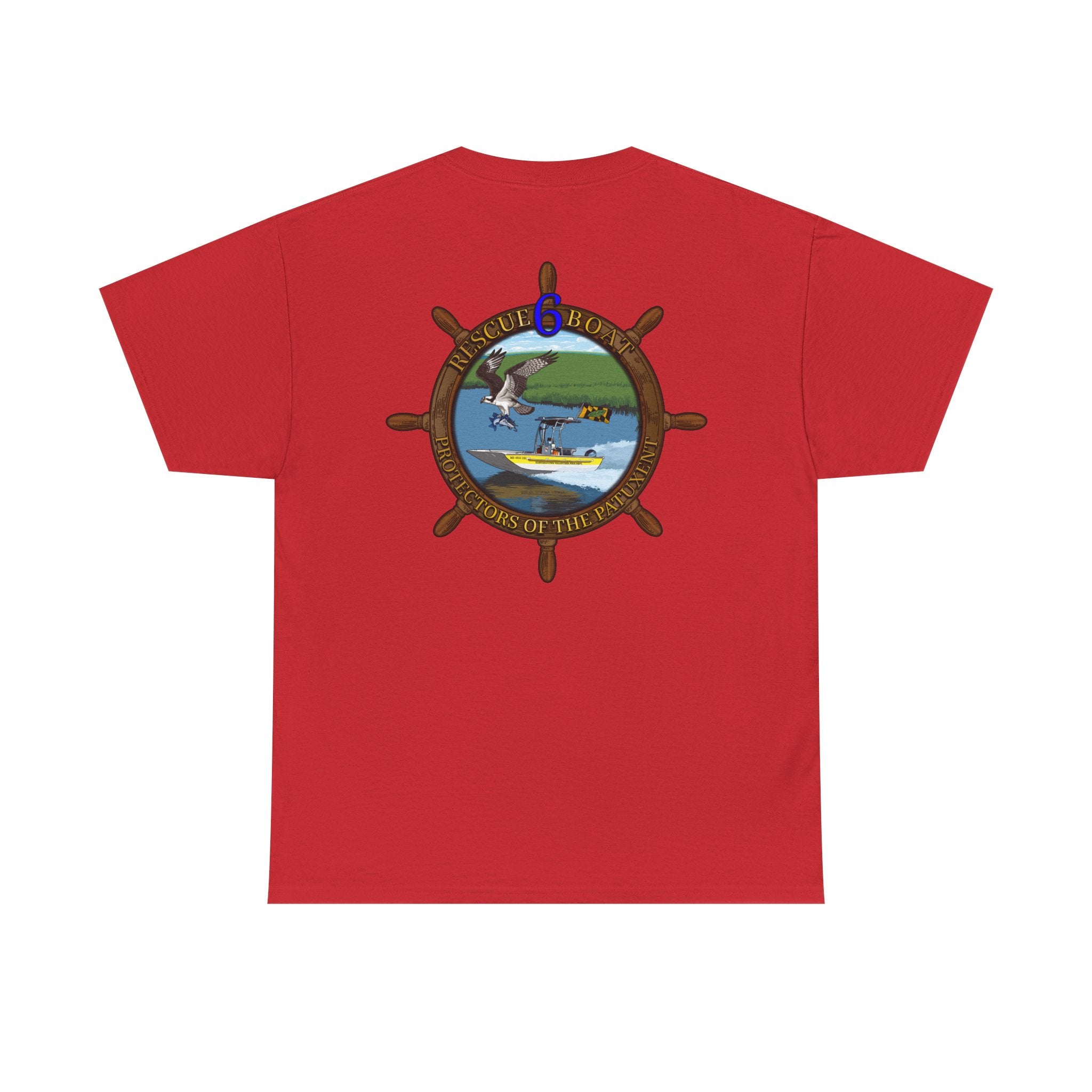 Huntingtown Vol. Fire Boat 6 - Heavy Cotton Unisex Tee