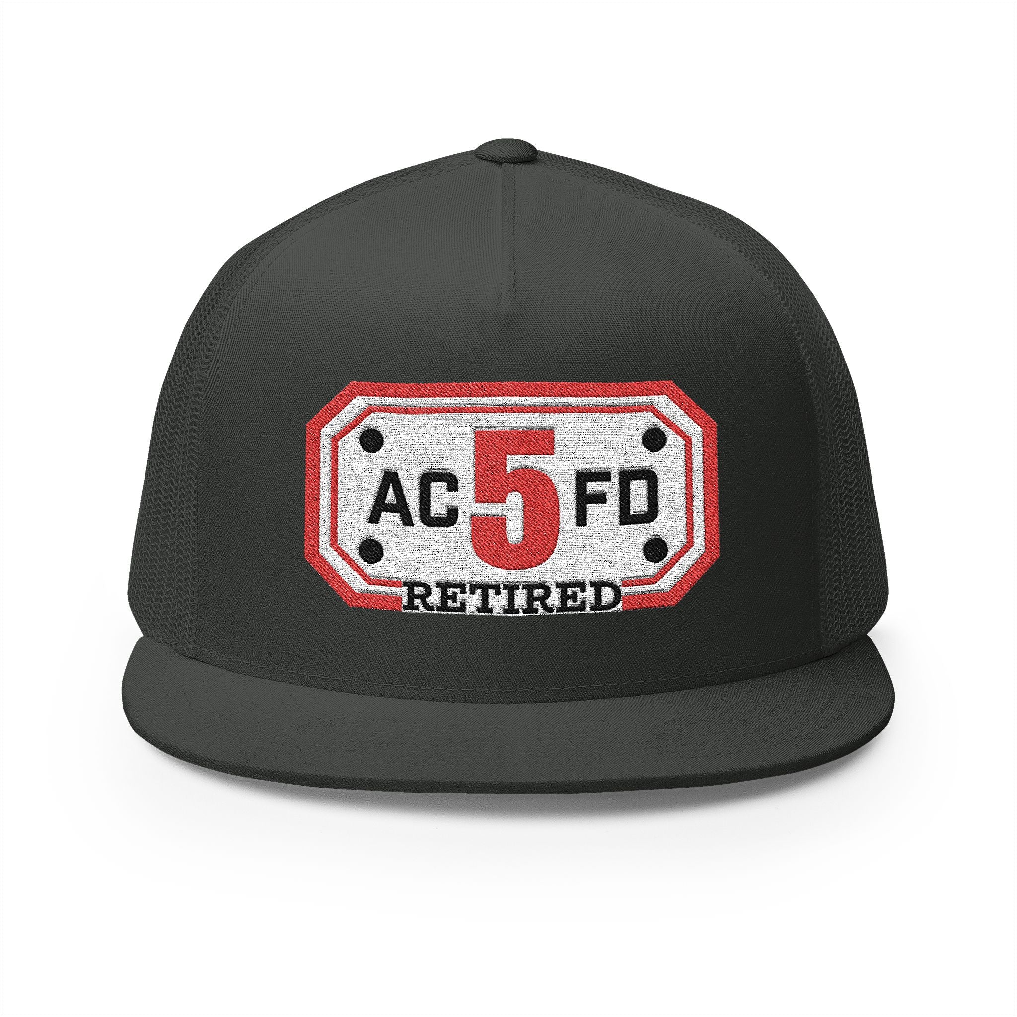 Retired Arlington Engine 5 - 5 Panel Trucker Cap (Embroidery)