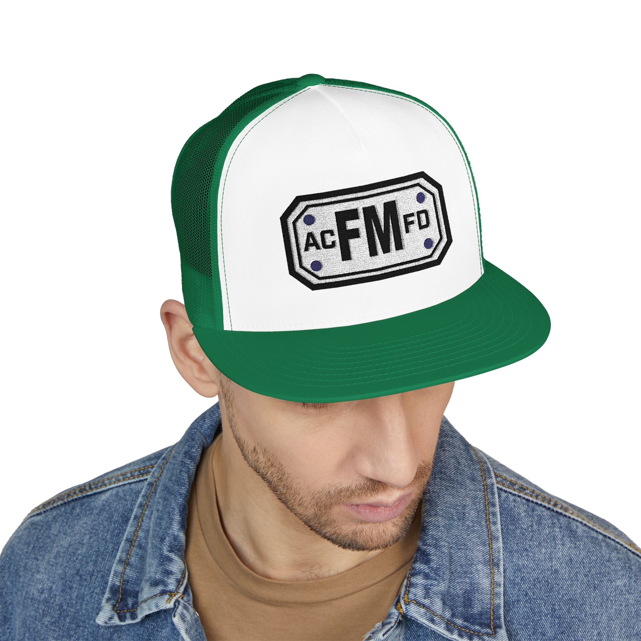Arlington Fire Marshal - 5 Panel Trucker Cap (Embroidery)