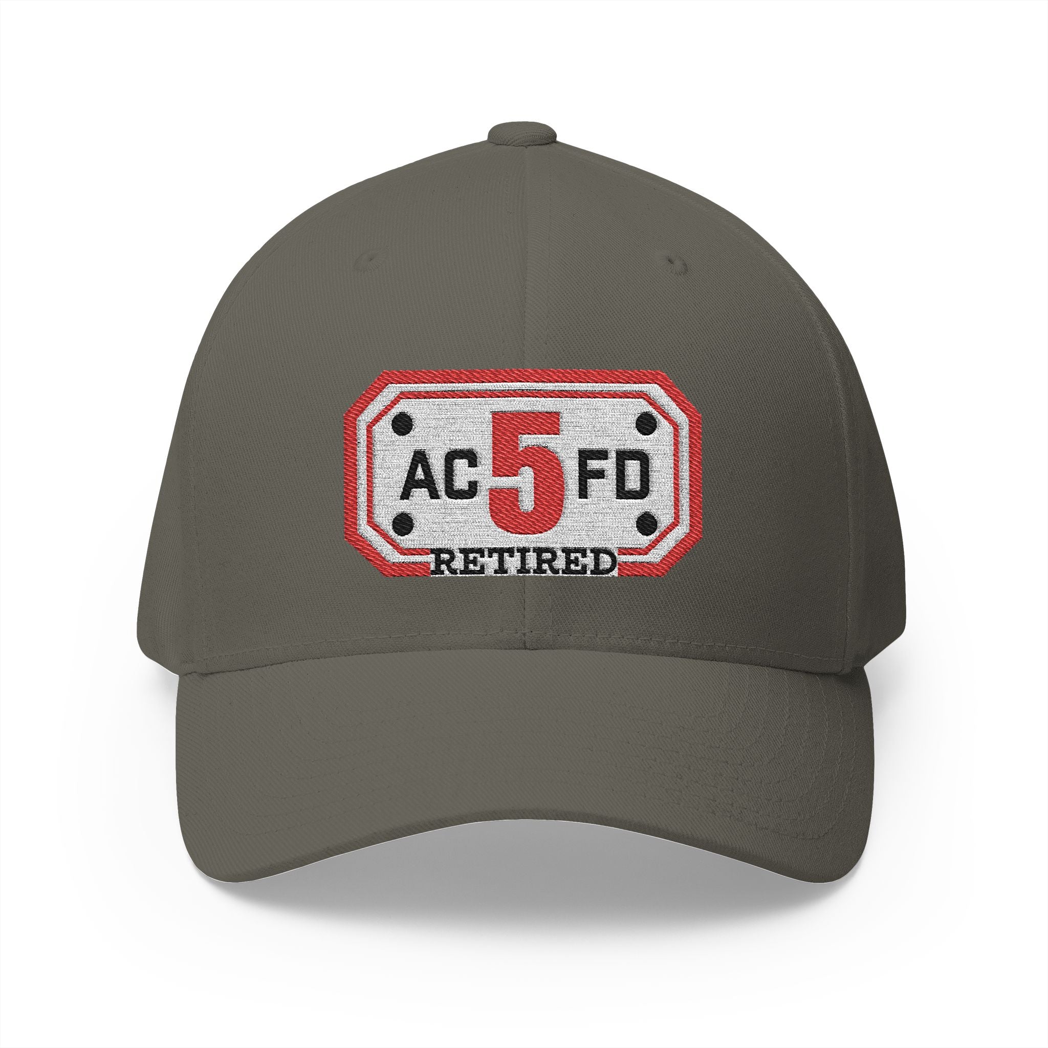 Retired Arlington Engine 5 - FLEXFIT Closed-Back Structured Cap (Embroidery)