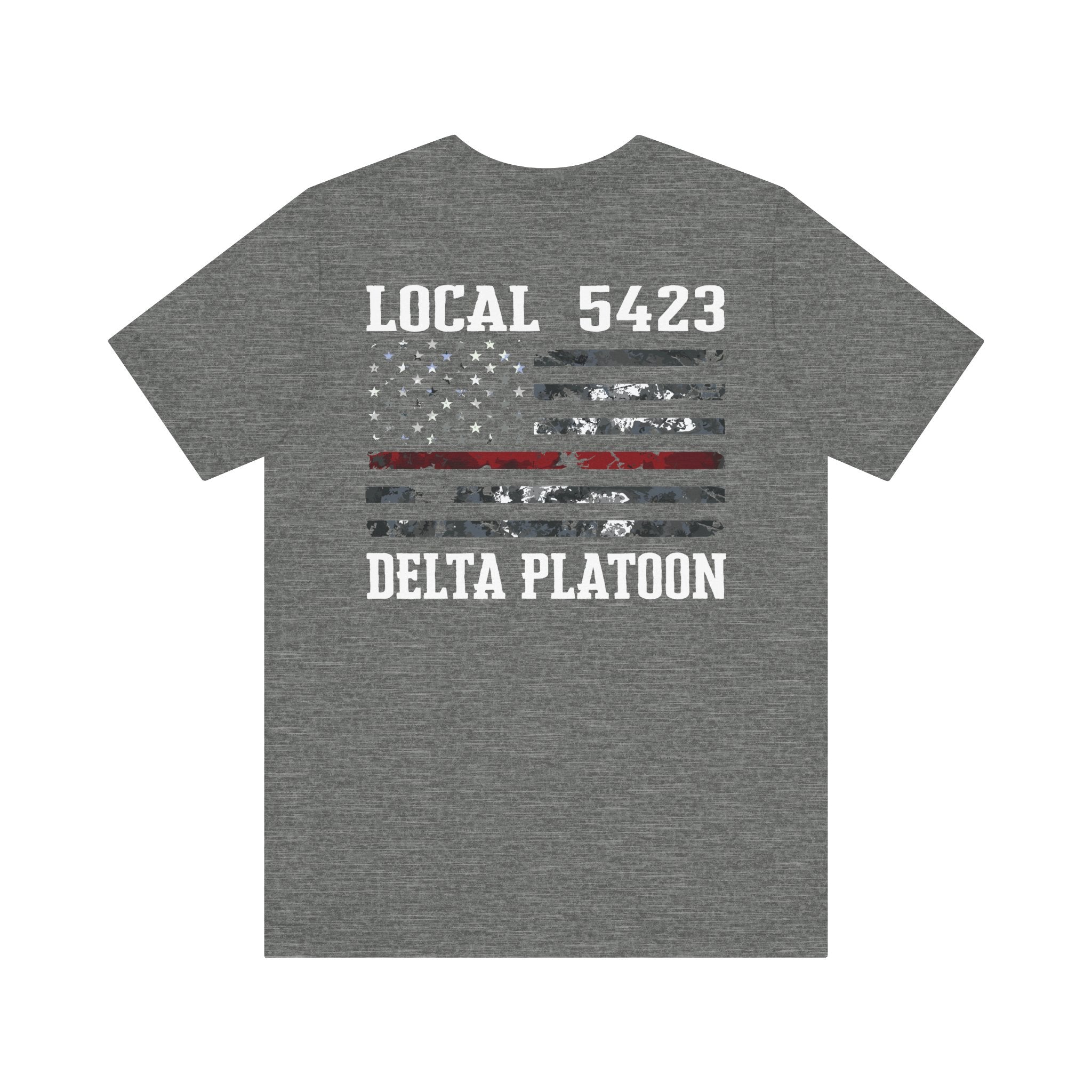 Manheim Township Local Delta Platoon Local white - Bella+Canvas Soft Unisex Tee