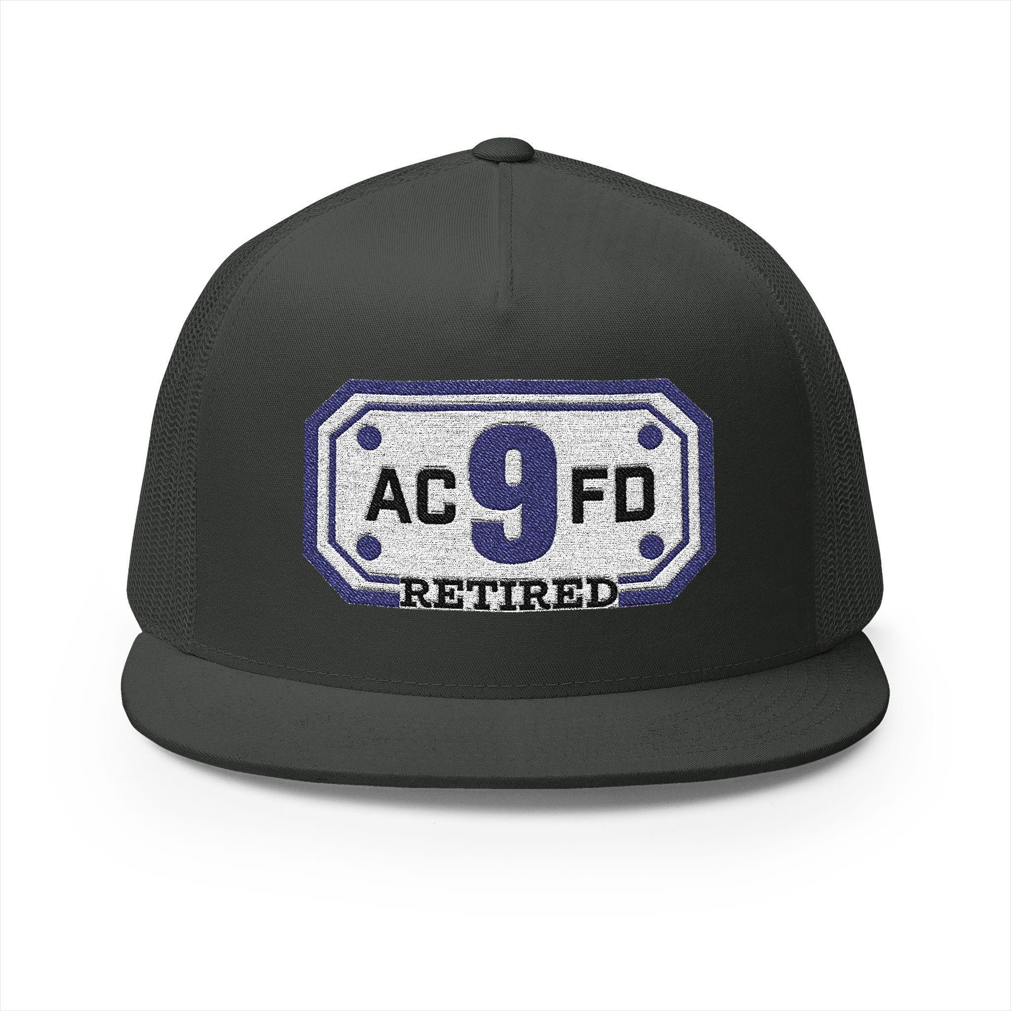 Retired Arlington Rescue 9 - 5 Panel Trucker Cap (Embroidery)
