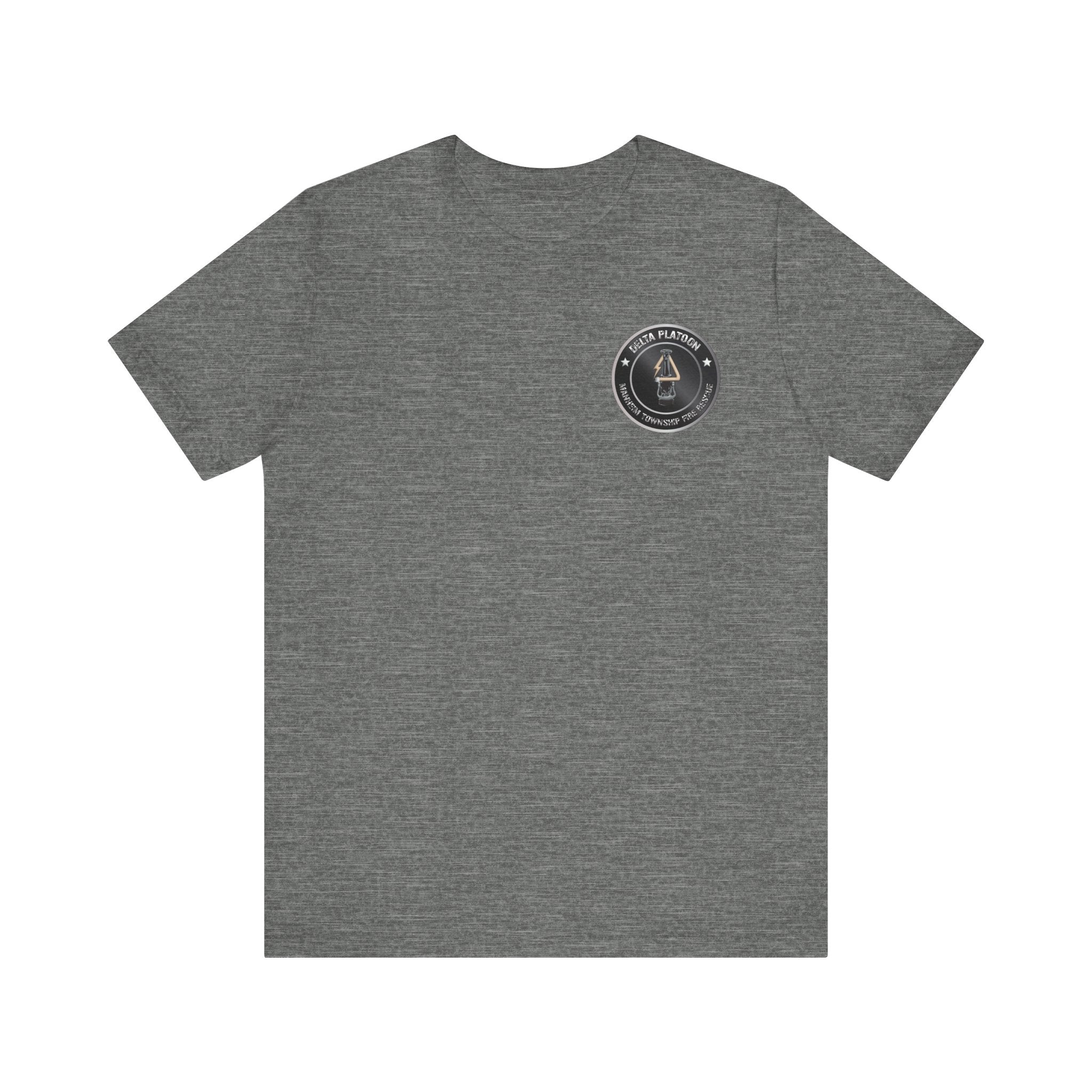 Manheim Township Local Delta Platoon Local white - Bella+Canvas Soft Unisex Tee