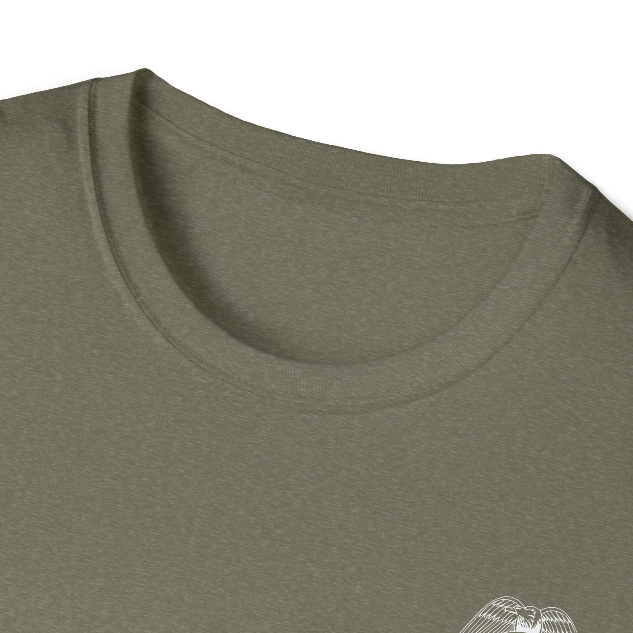 KCKCC Badge White outline - Gildan 64000 Unisex Softstyle T-Shirt