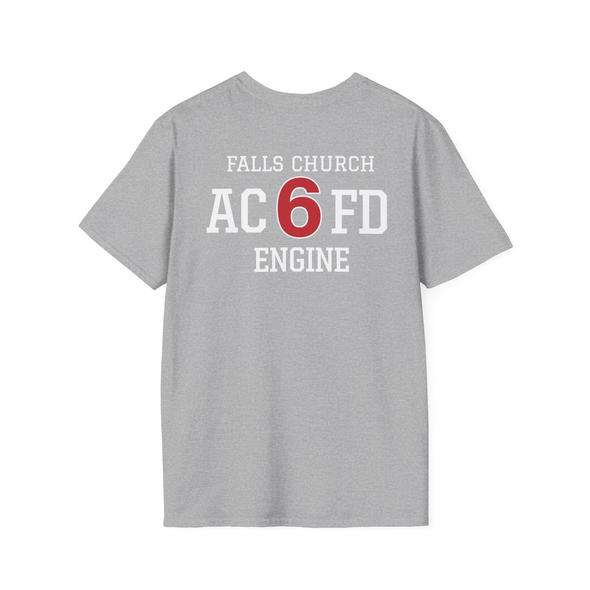Engine 6 Falls Church - Gildan Soft Cotton Softstyle T-Shirt