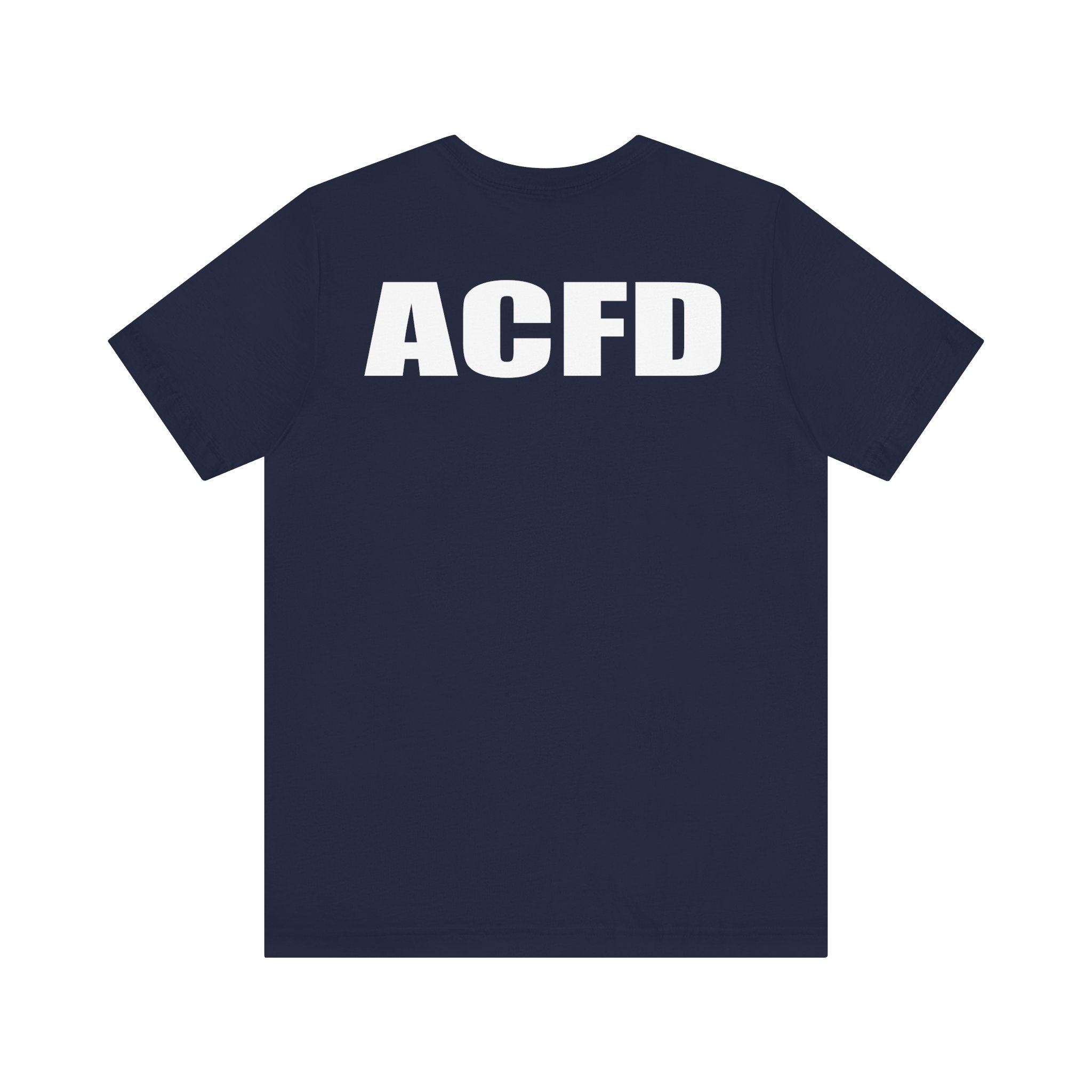 Station 3 Rhino Logo Firefighter Back - Bella+Canvas Soft Unisex Tee-