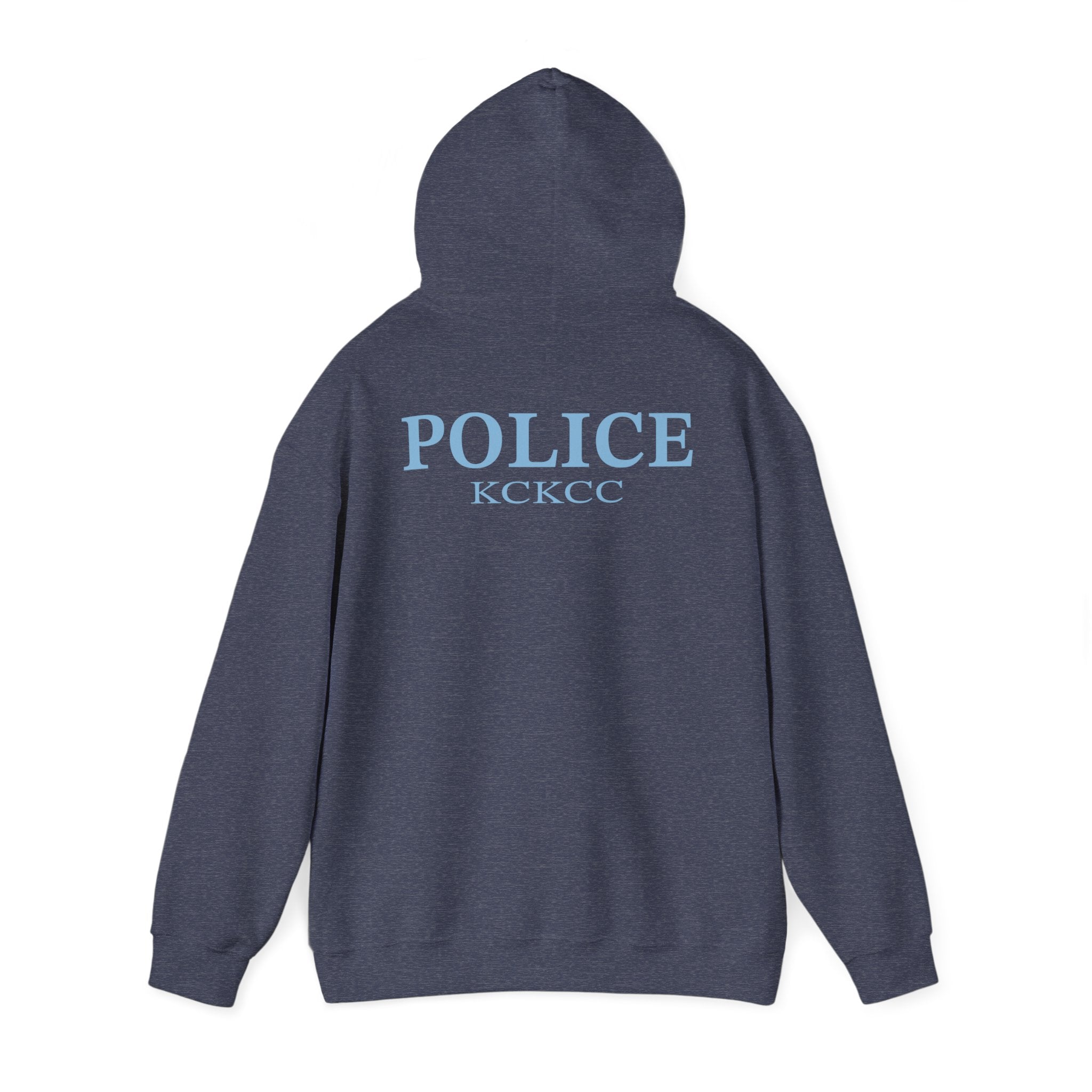 Kansas City College Police Blue Patch - Unisex Heavy Blend™ Hooded Sweatshirt