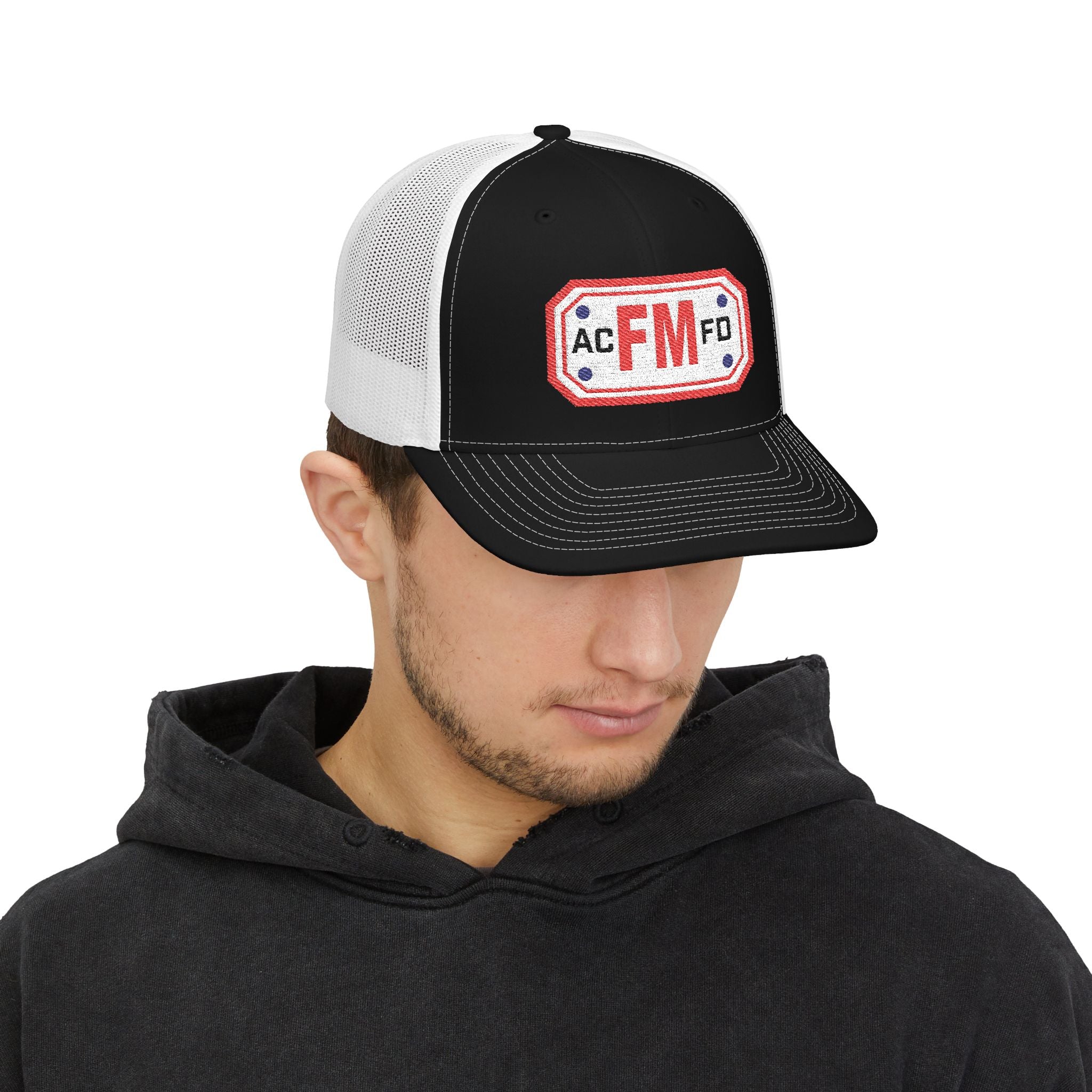 Arlington Fire Marshal Red - Snapback Trucker (Richardson 112 Style Hat)