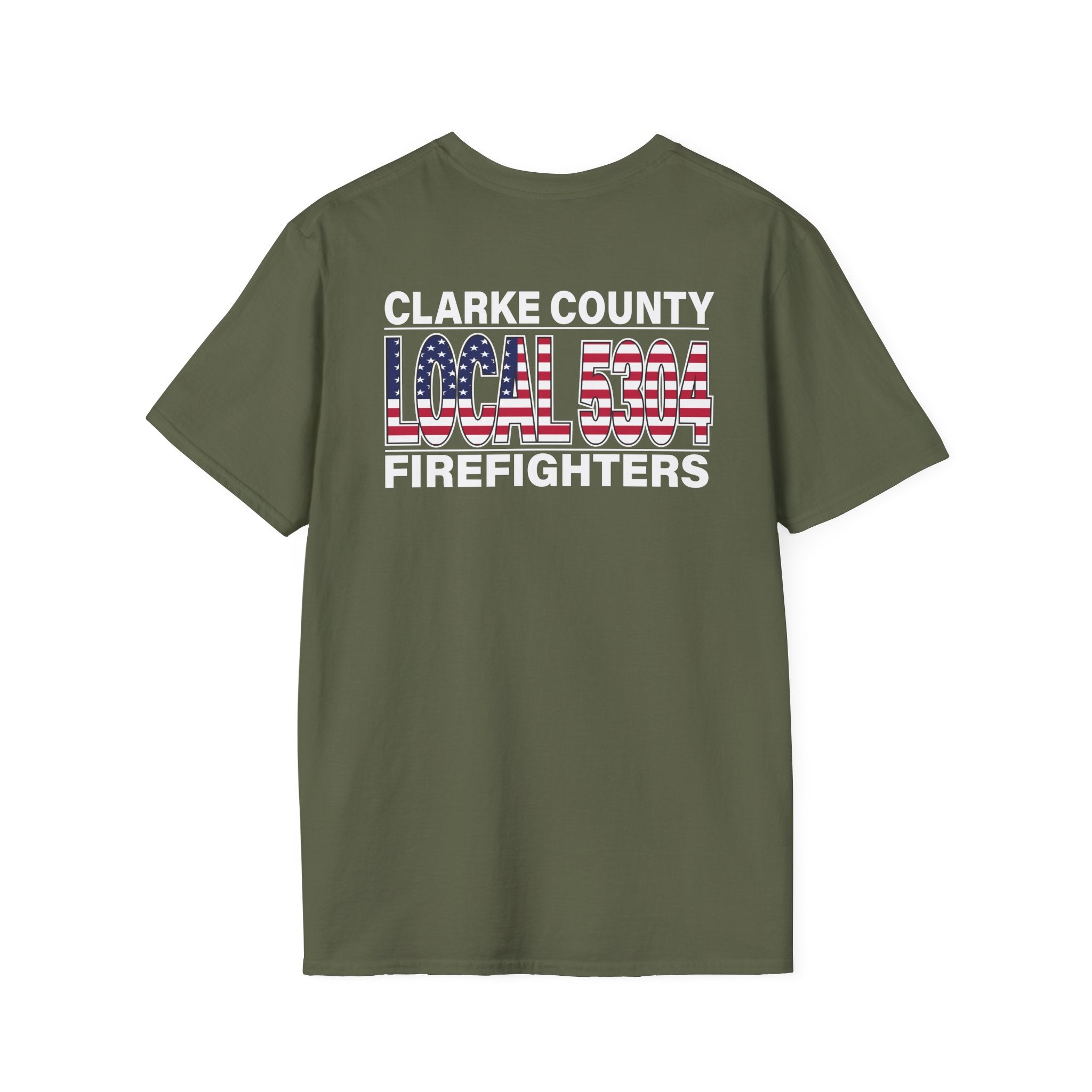 Clarke County Local 5304 version 3 (Portion of Proceeds go to Local 5304)  - Gildan Soft Cotton Softstyle T-Shirt