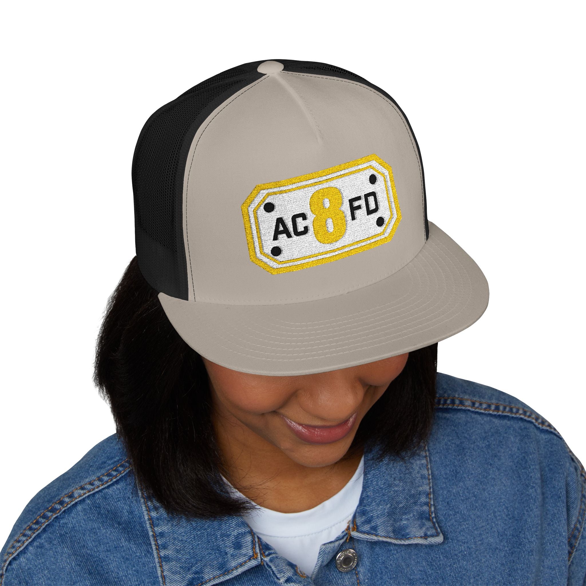 Arlington Medic 8 (requested different style hat) - 5 Panel Trucker Cap (Embroidery)
