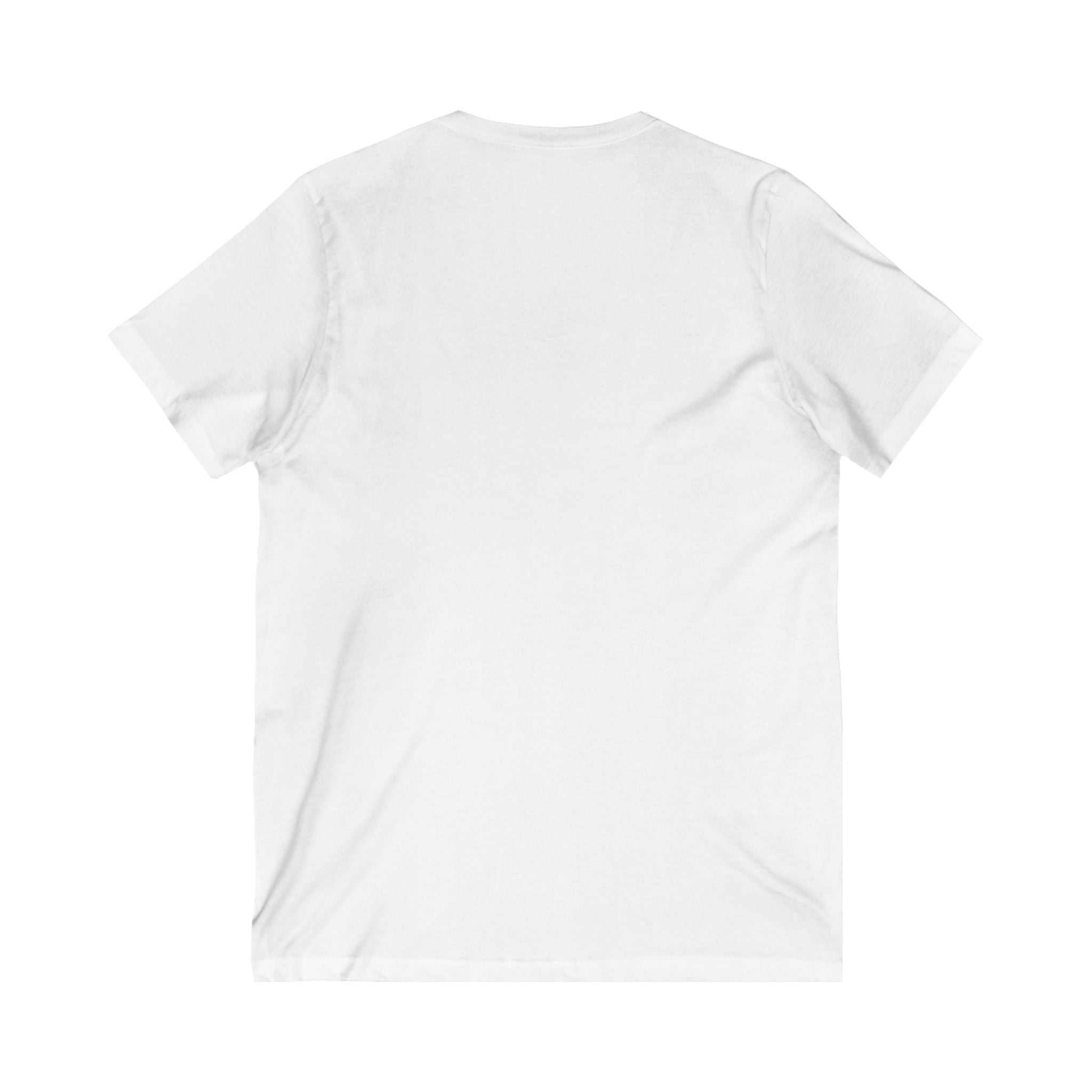 Bennett Family Cruise White Logo - Unisex Jersey Short Sleeve V-Neck Tee
