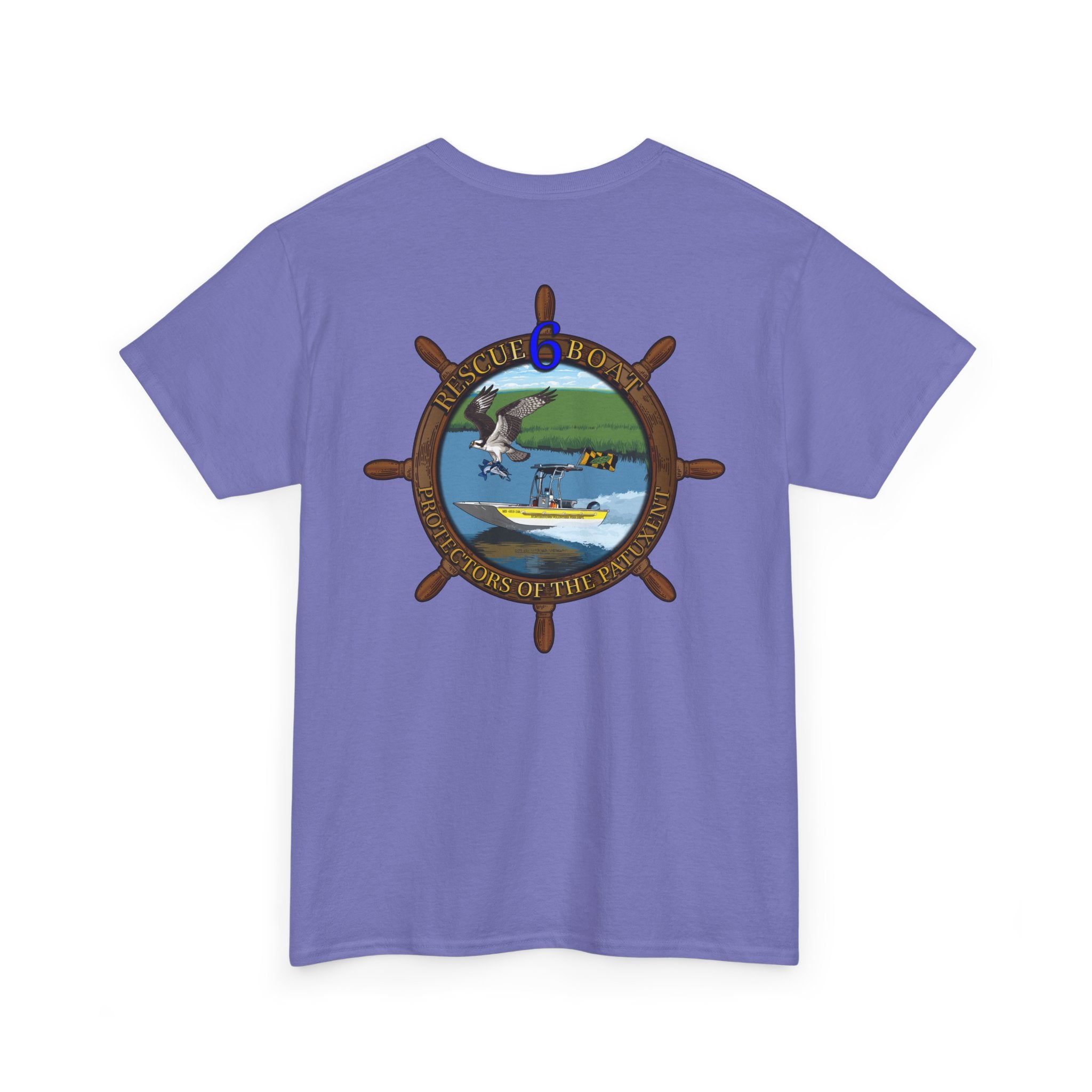 Huntingtown Vol. Fire Boat 6 - Heavy Cotton Unisex Tee