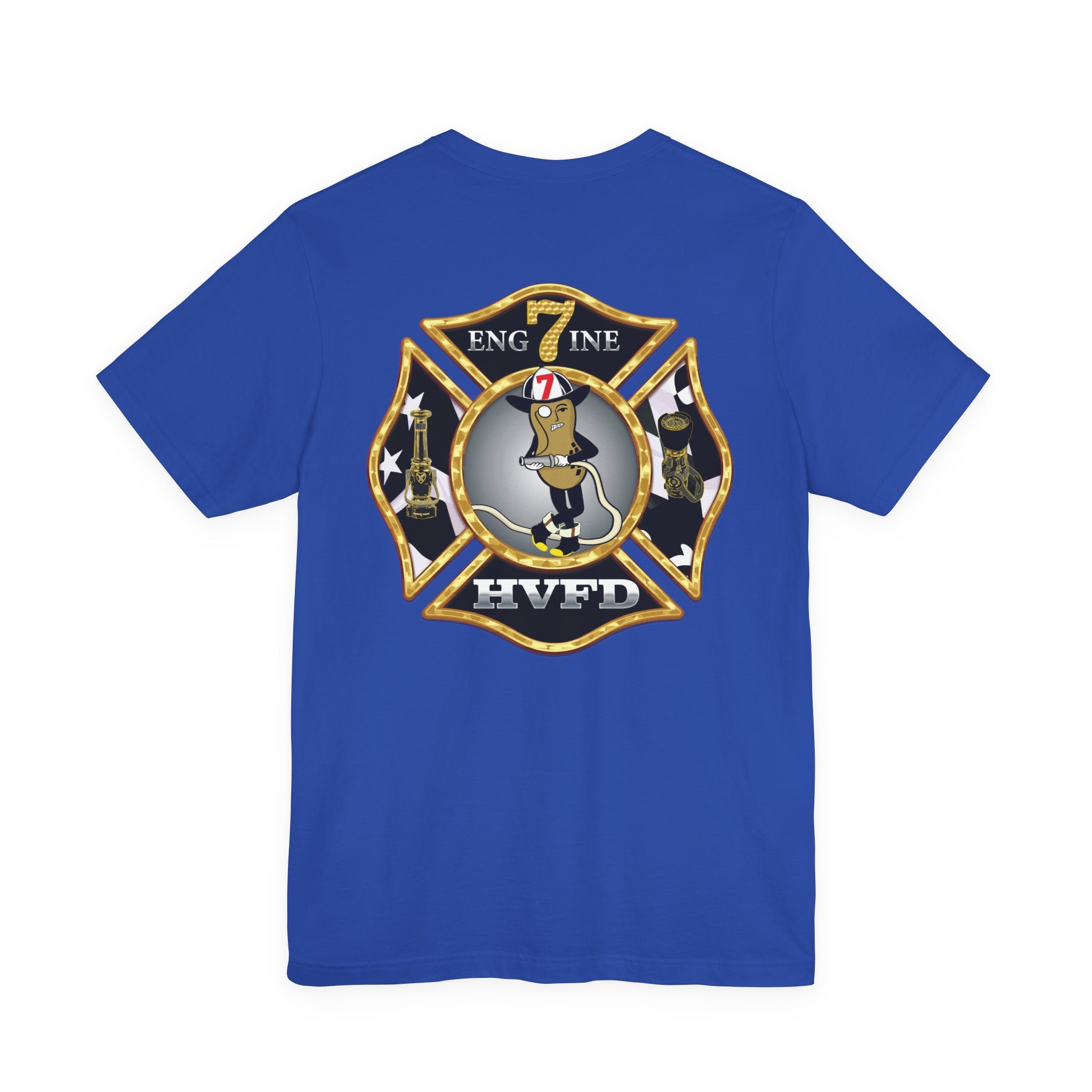Hollywood MD Vol Fire Eng7ine - Bella+Canvas Soft Unisex Tee