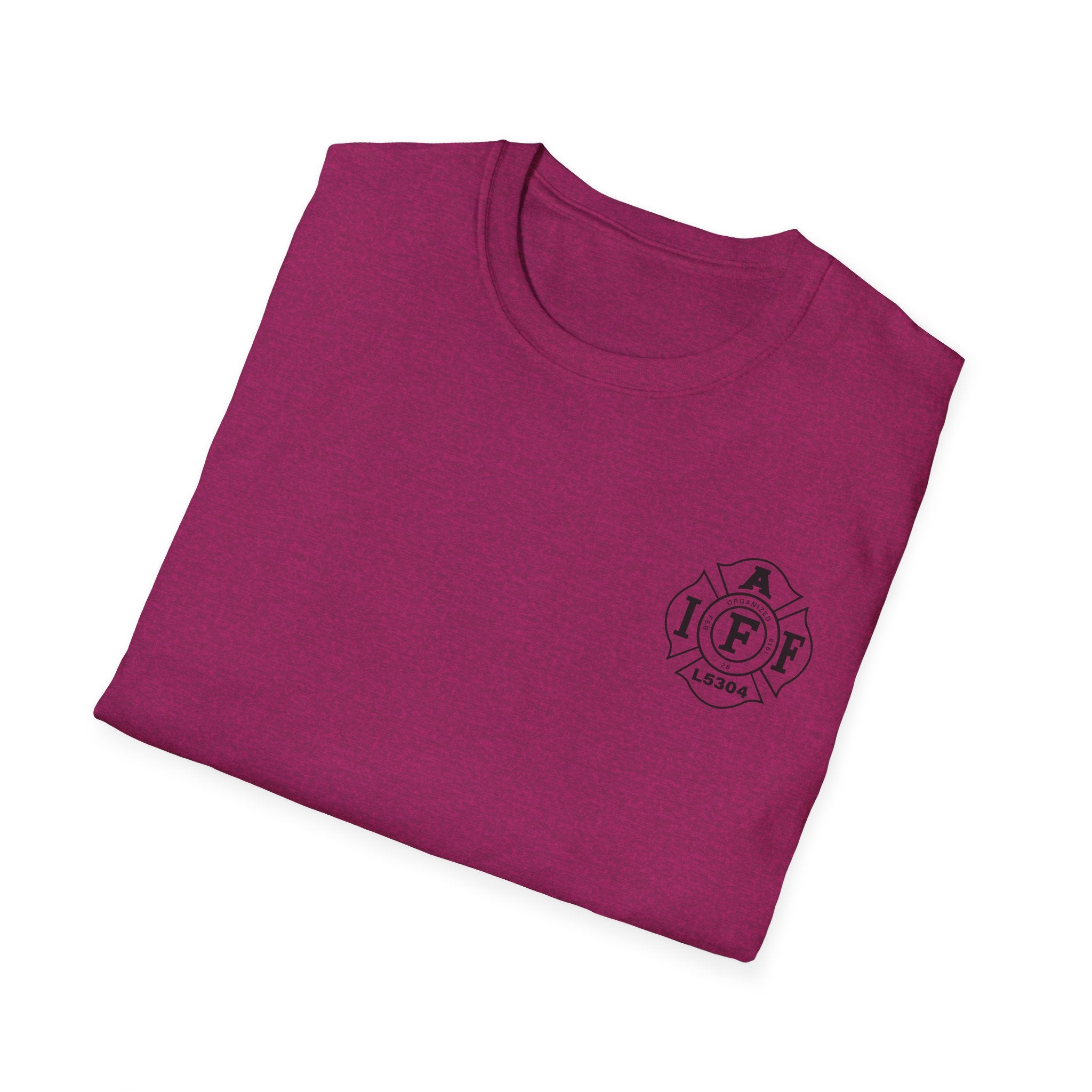 Clarke County Fire Breast Cancer (Portion of Proceeds go to Local 5304) - Gildan Soft Cotton Softstyle T-Shirt