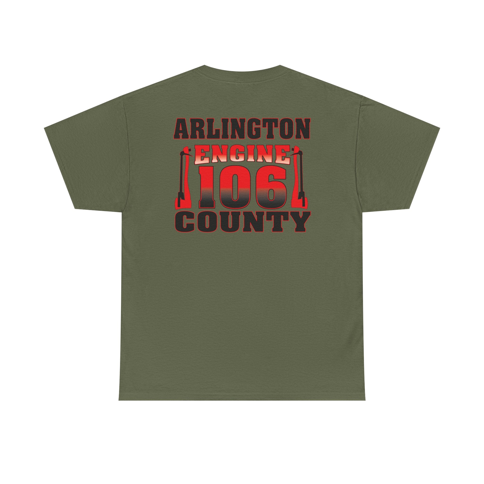 Station 6 Engine Arlington - Heavy Cotton Unisex Tee
