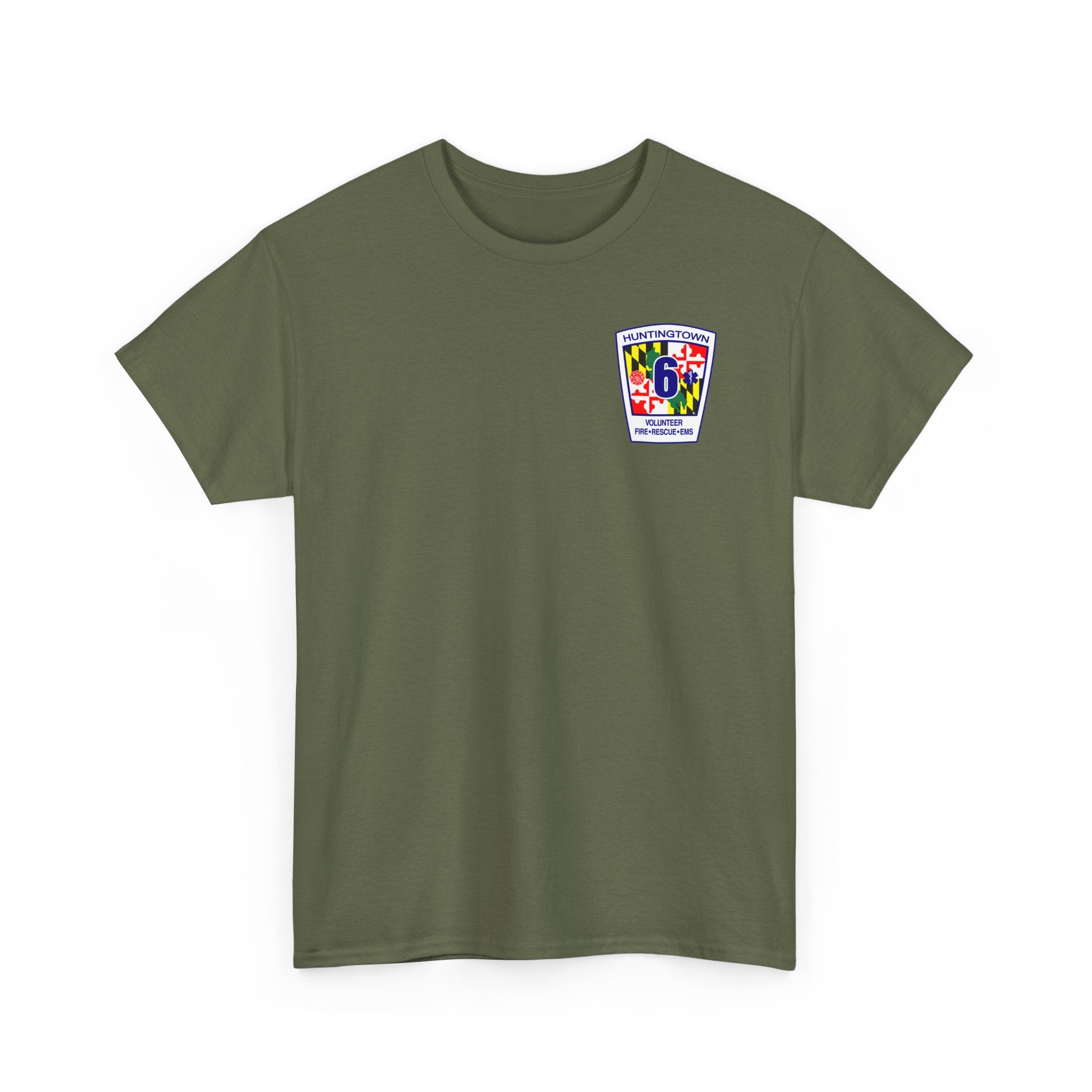 Huntingtown Vol. Fire Boat 6 - Heavy Cotton Unisex Tee