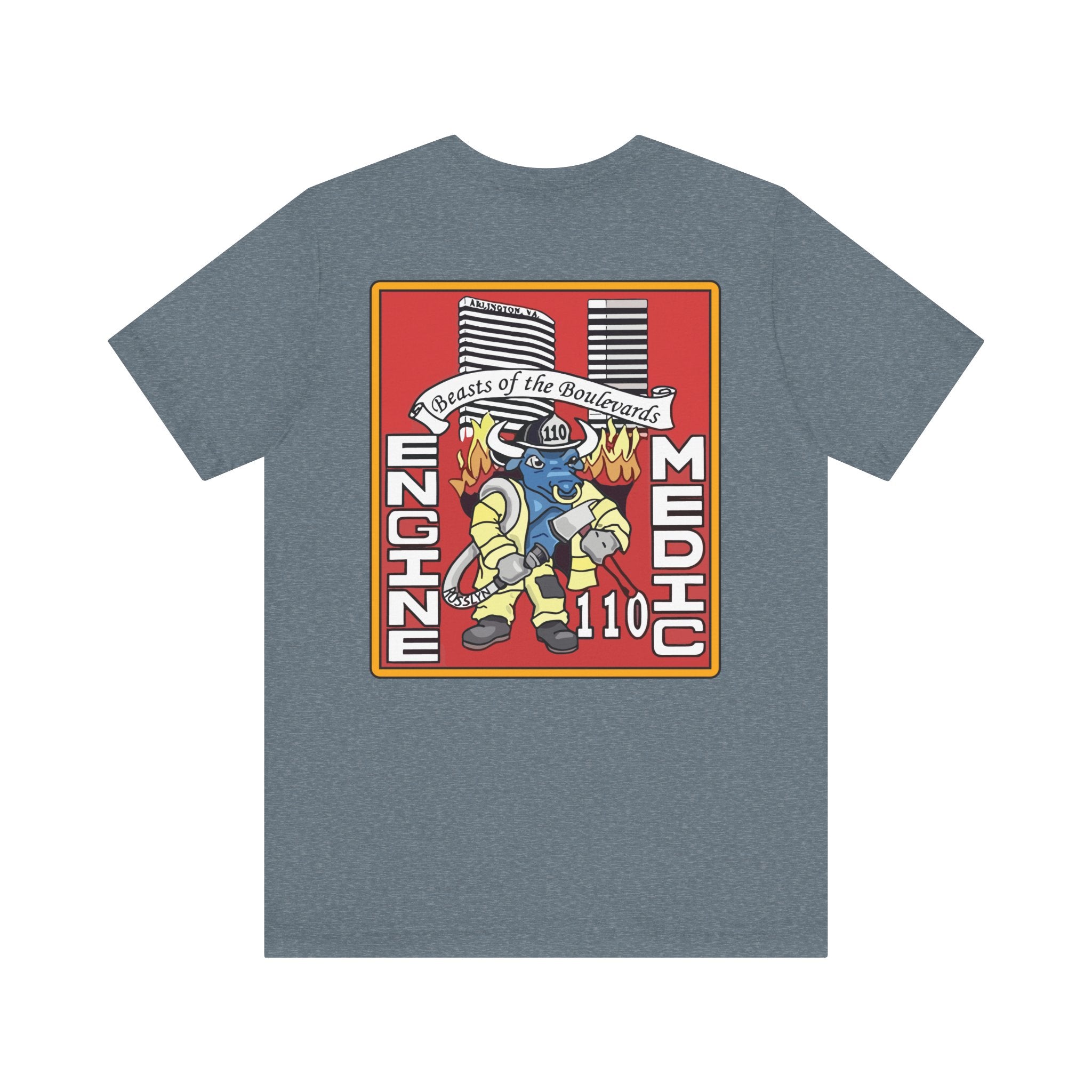 Station 10 Beast Front and Back - Bella+Canvas Soft Unisex Tee