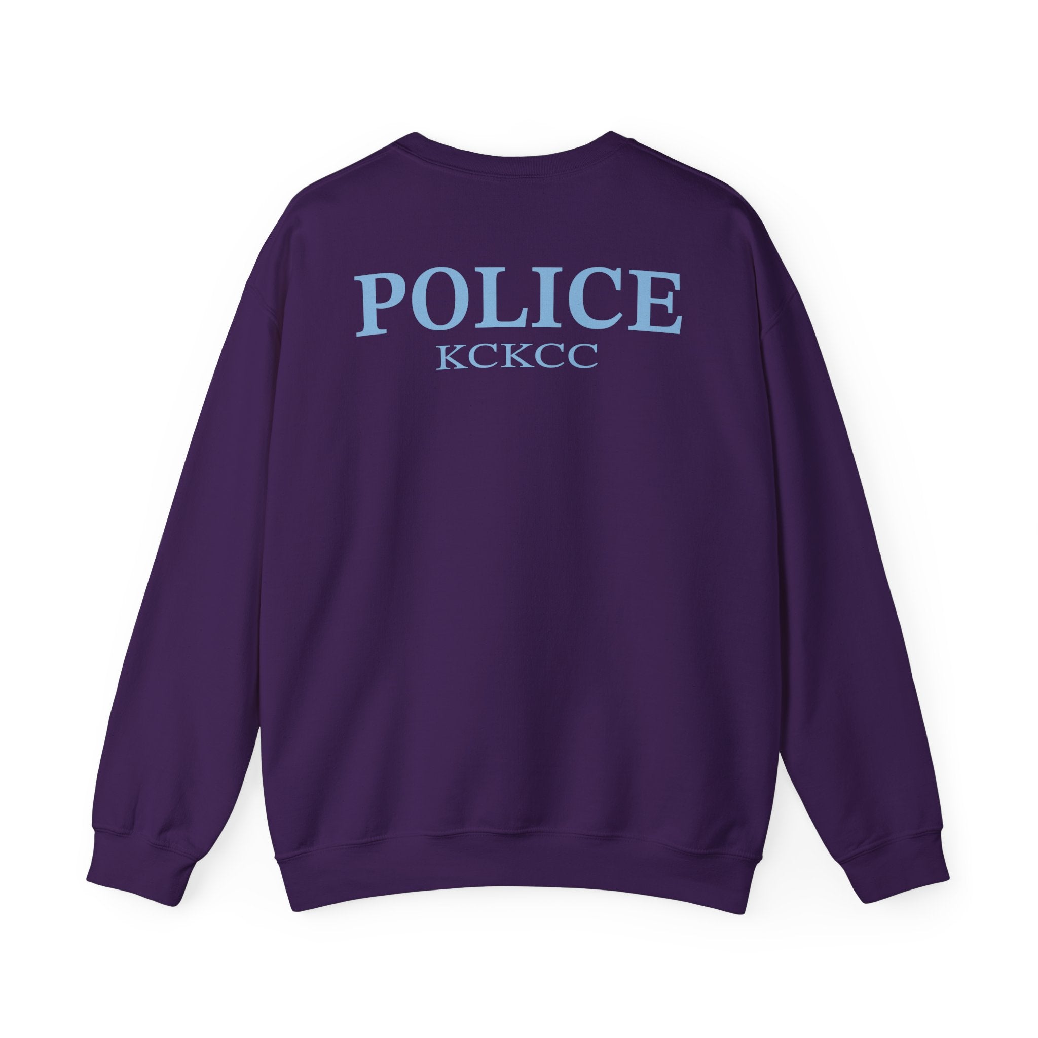 Kansas City College Police Blue Patch - Unisex Heavy Blend™ Crewneck Sweatshirt