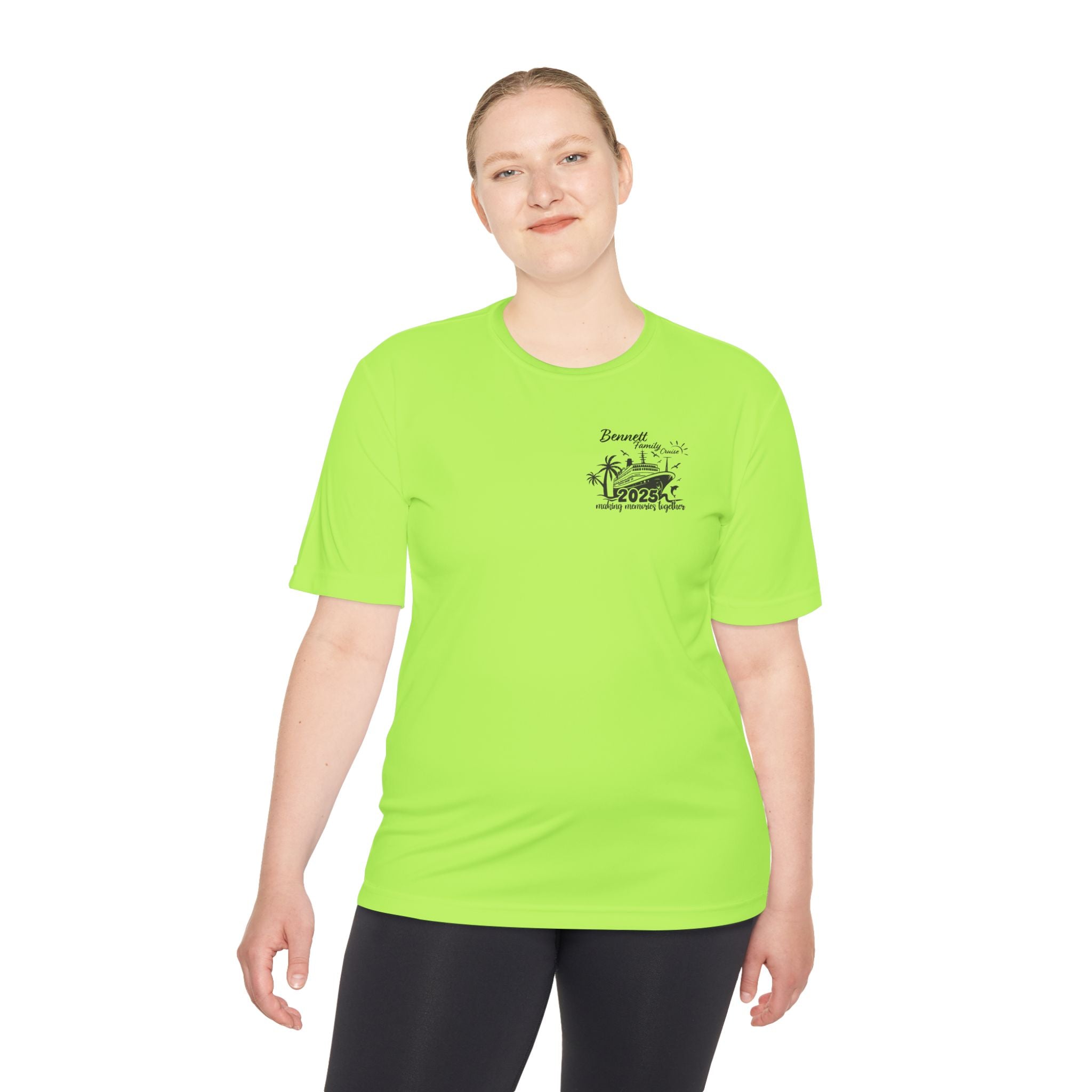 Bennet Family Cruise Black Text - Unisex Moisture Wicking Tee
