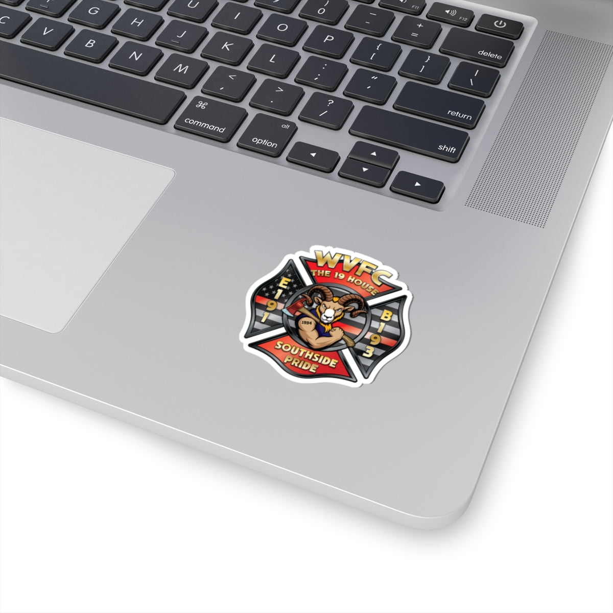 WVFC Goat Logo 1 - Kiss-Cut Stickers