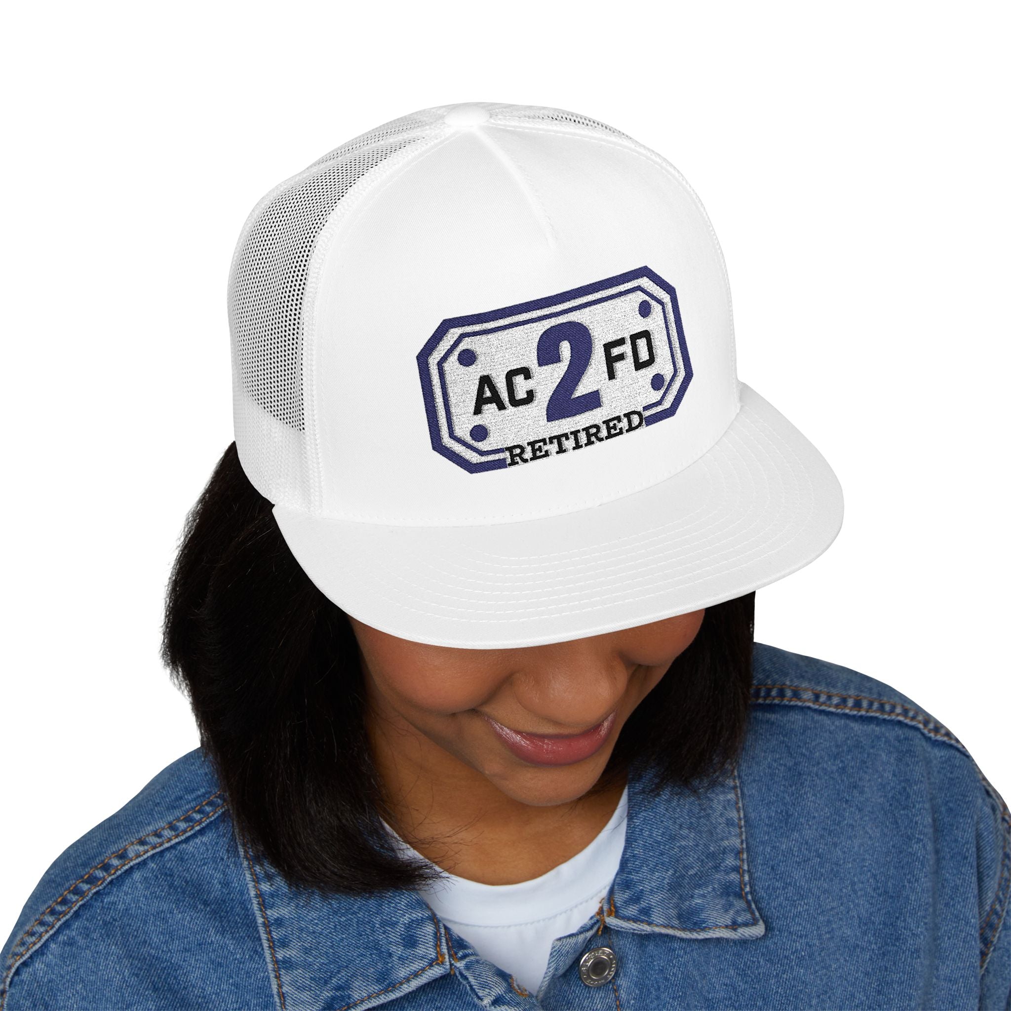 Retired Arlington Rescue 2 - 5 Panel Trucker Cap (Embroidery)