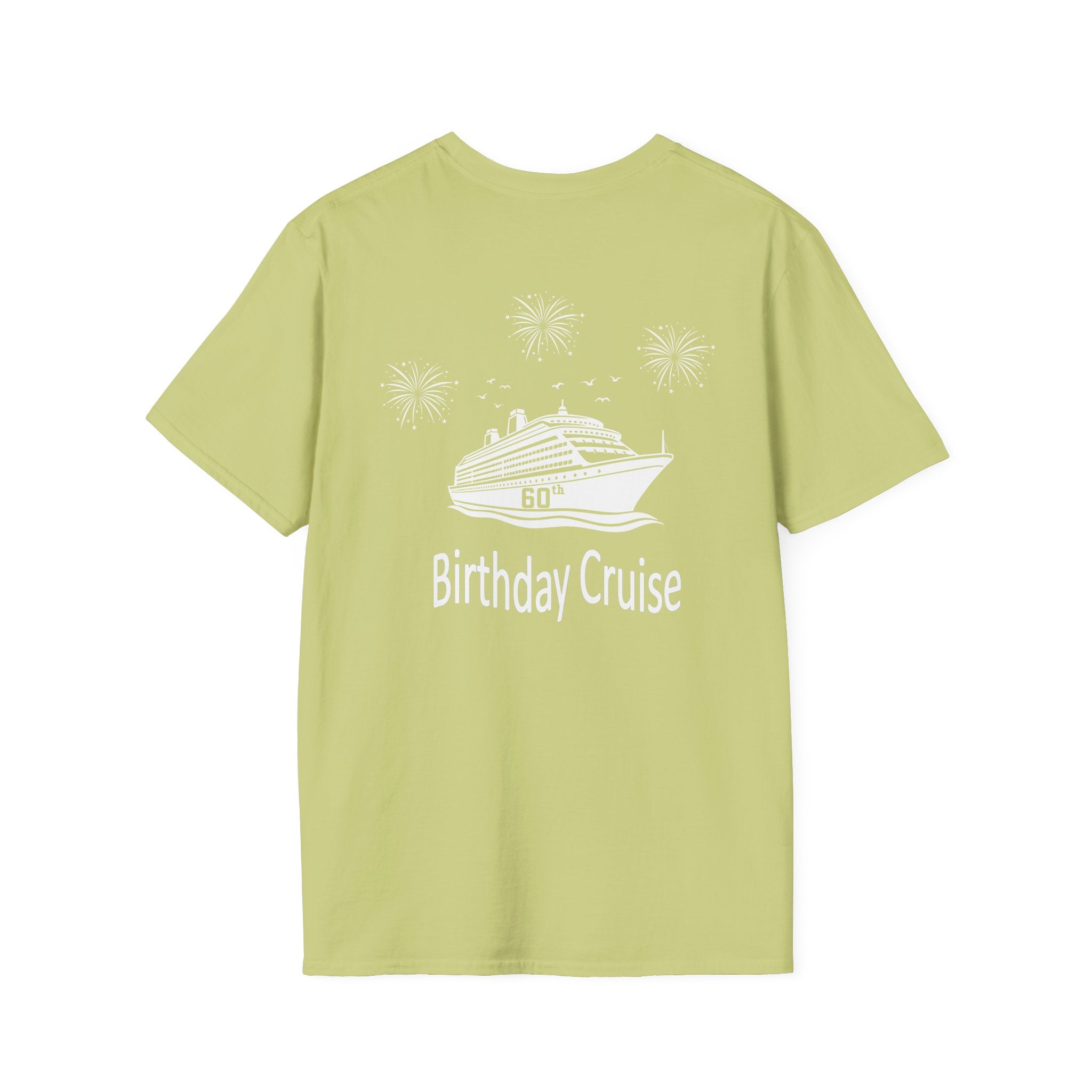 Renee Family Cruise white - Unisex Softstyle Cotton T-Shirt
