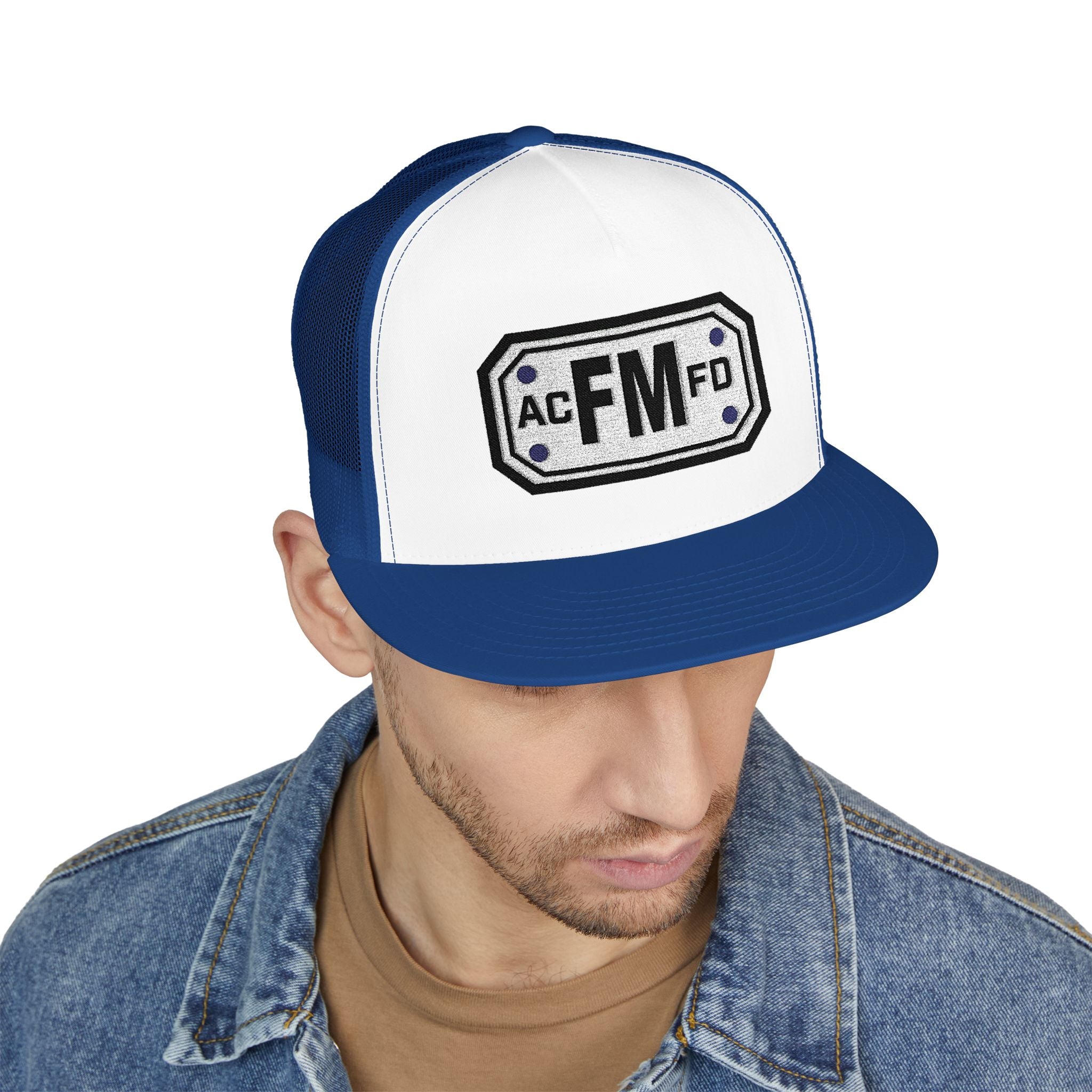 Arlington Fire Marshal - 5 Panel Trucker Cap (Embroidery)