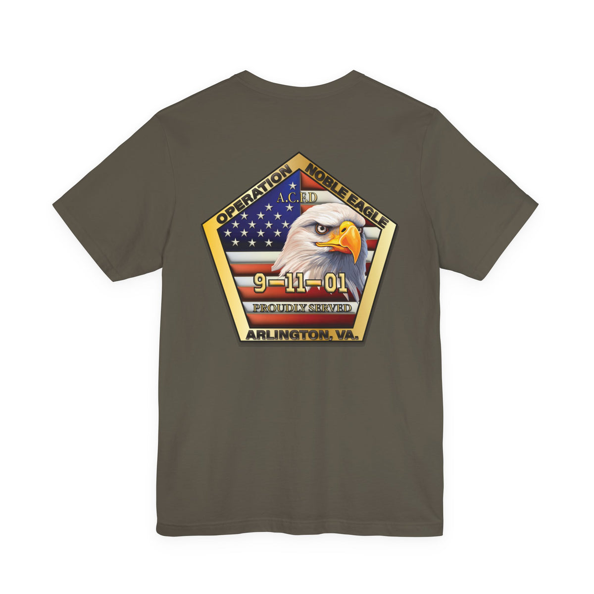 Older Arlington Patch/Noble Eagle - Bella+Canvas Soft Unisex Tee