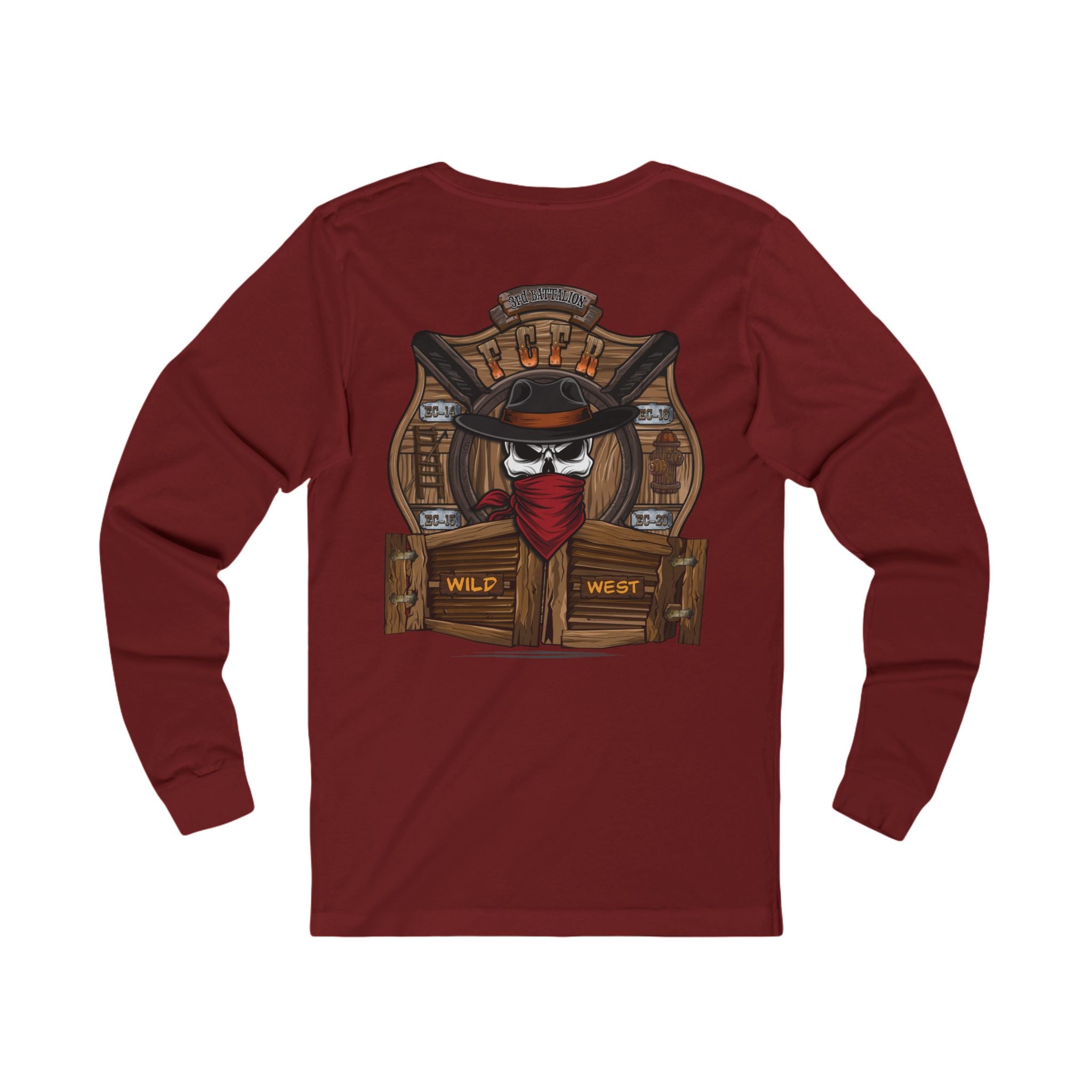 Frederick County Wild West Station Unisex Jersey Long Sleeve Tee