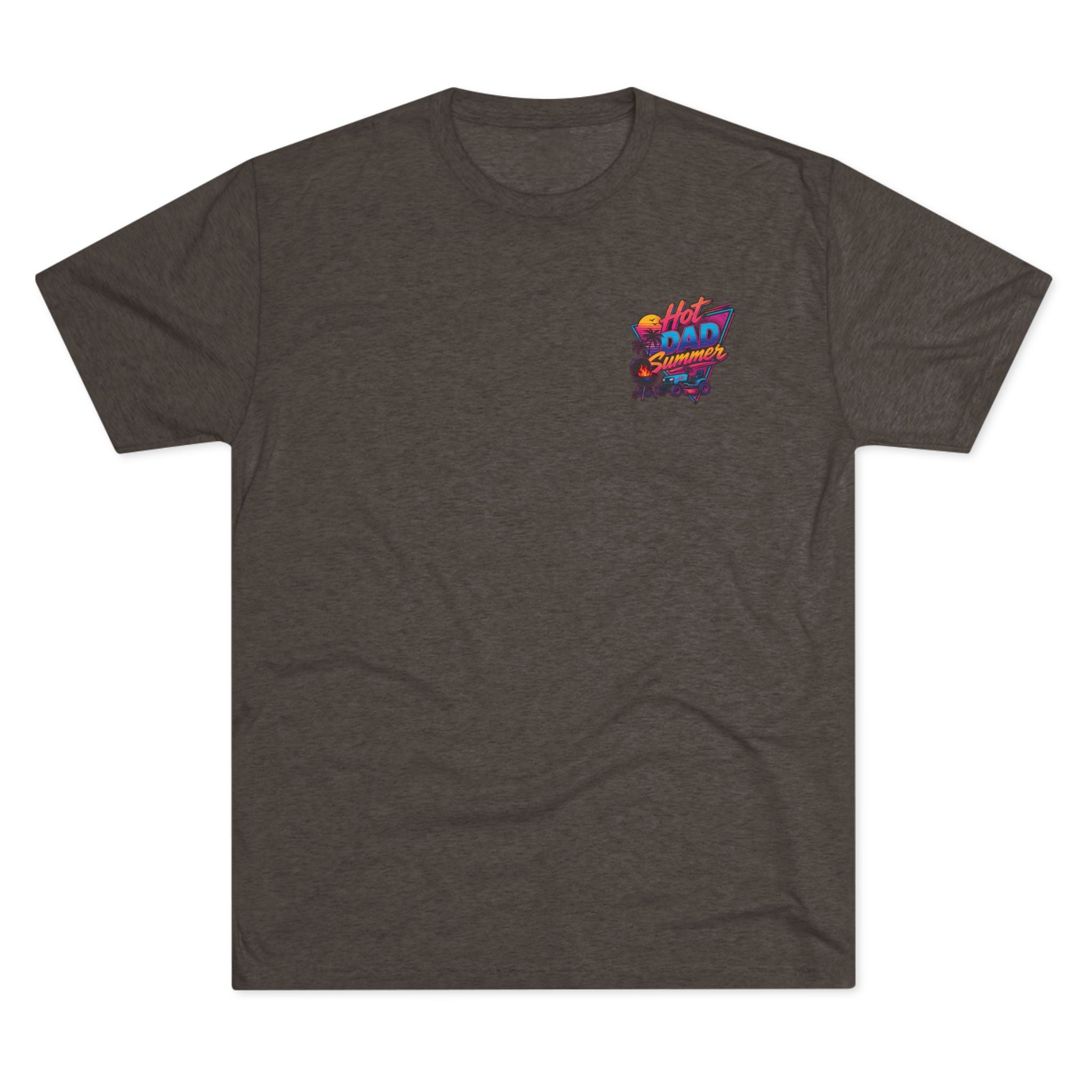 Hot Dad Summer Rock Shirt - NextLevel Tri-Blend Crew Tee