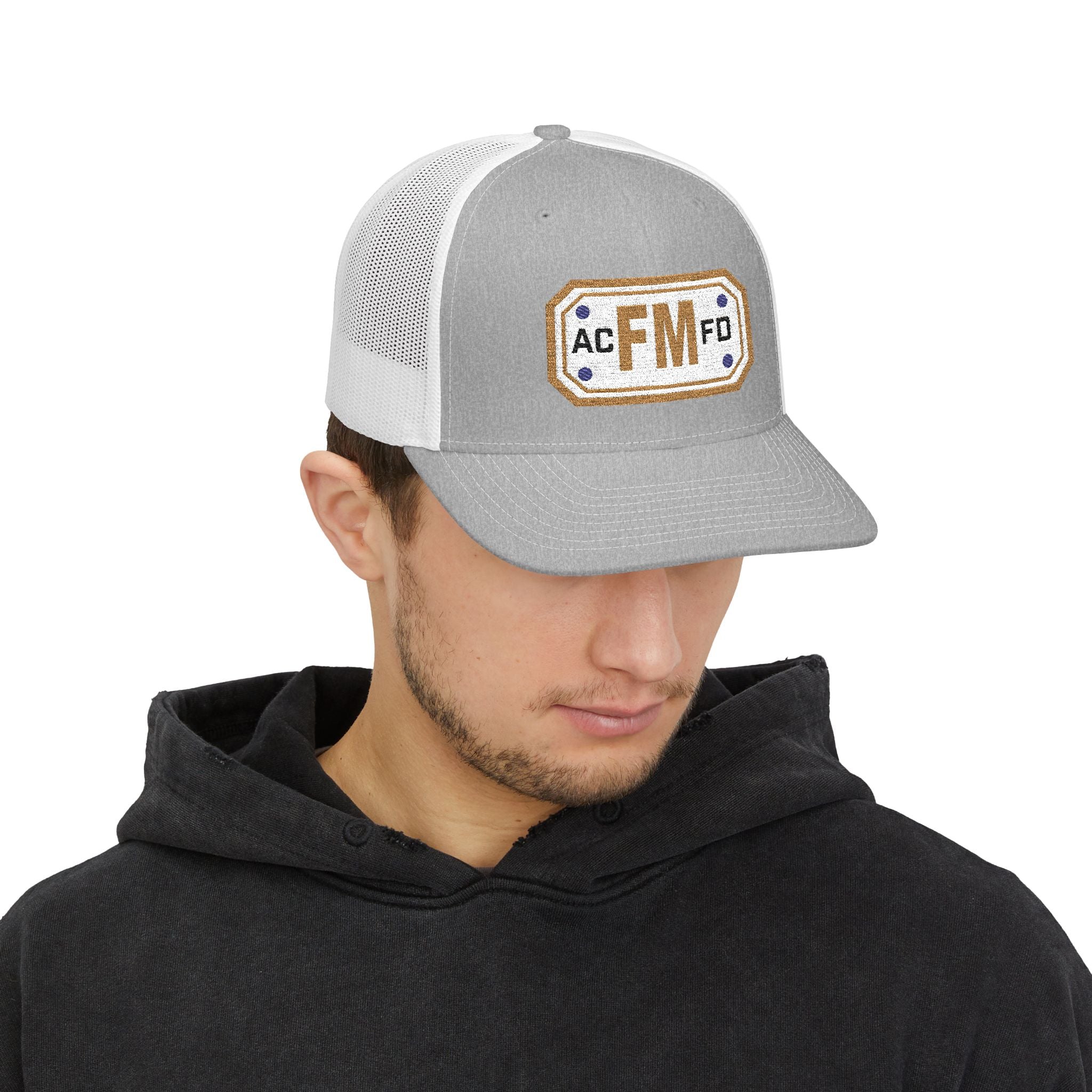 Arlington Fire Marshal Gold - Snapback Trucker (Richardson 112 Style Hat)