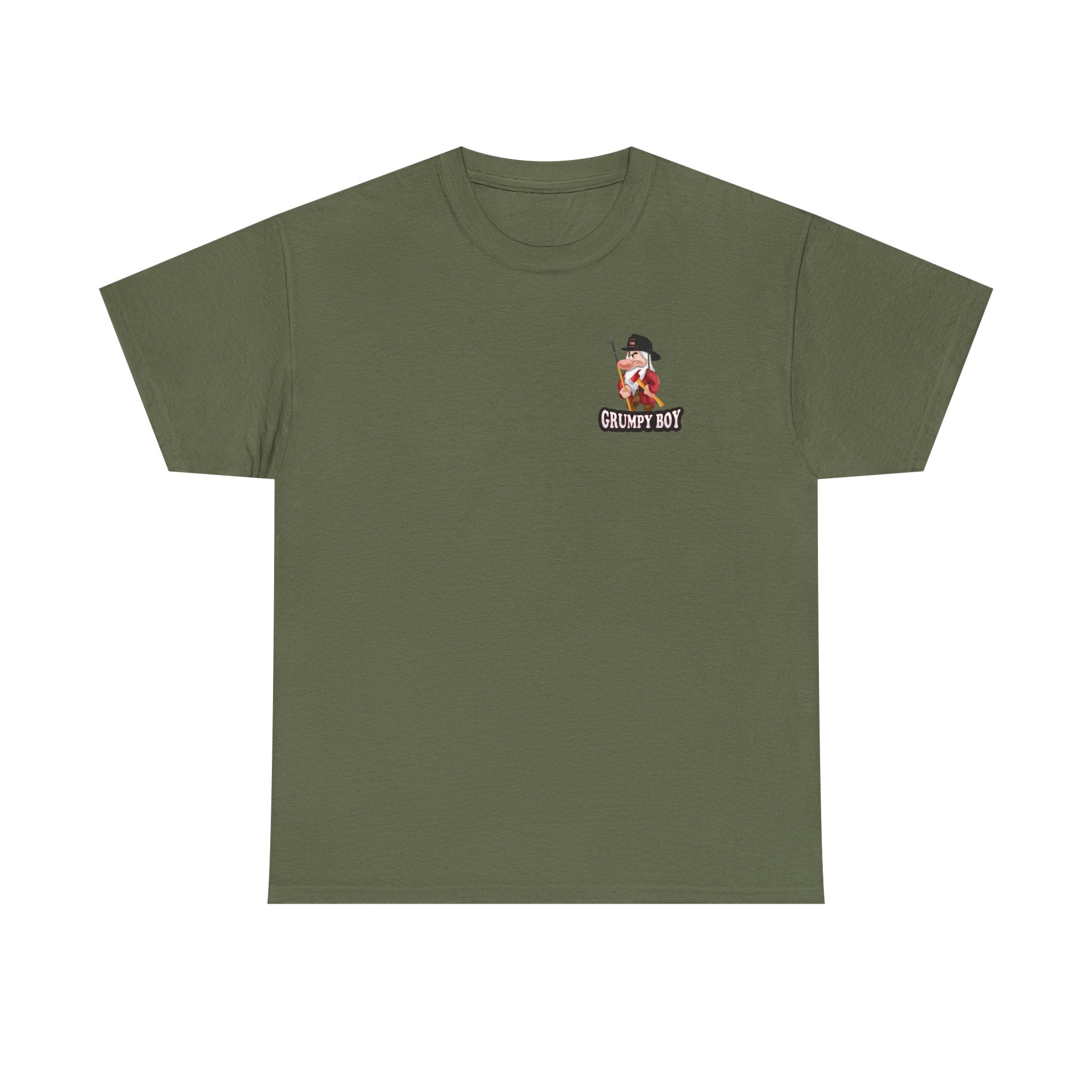 Grumpy Boy Firefighter - Heavy Cotton Unisex Tee