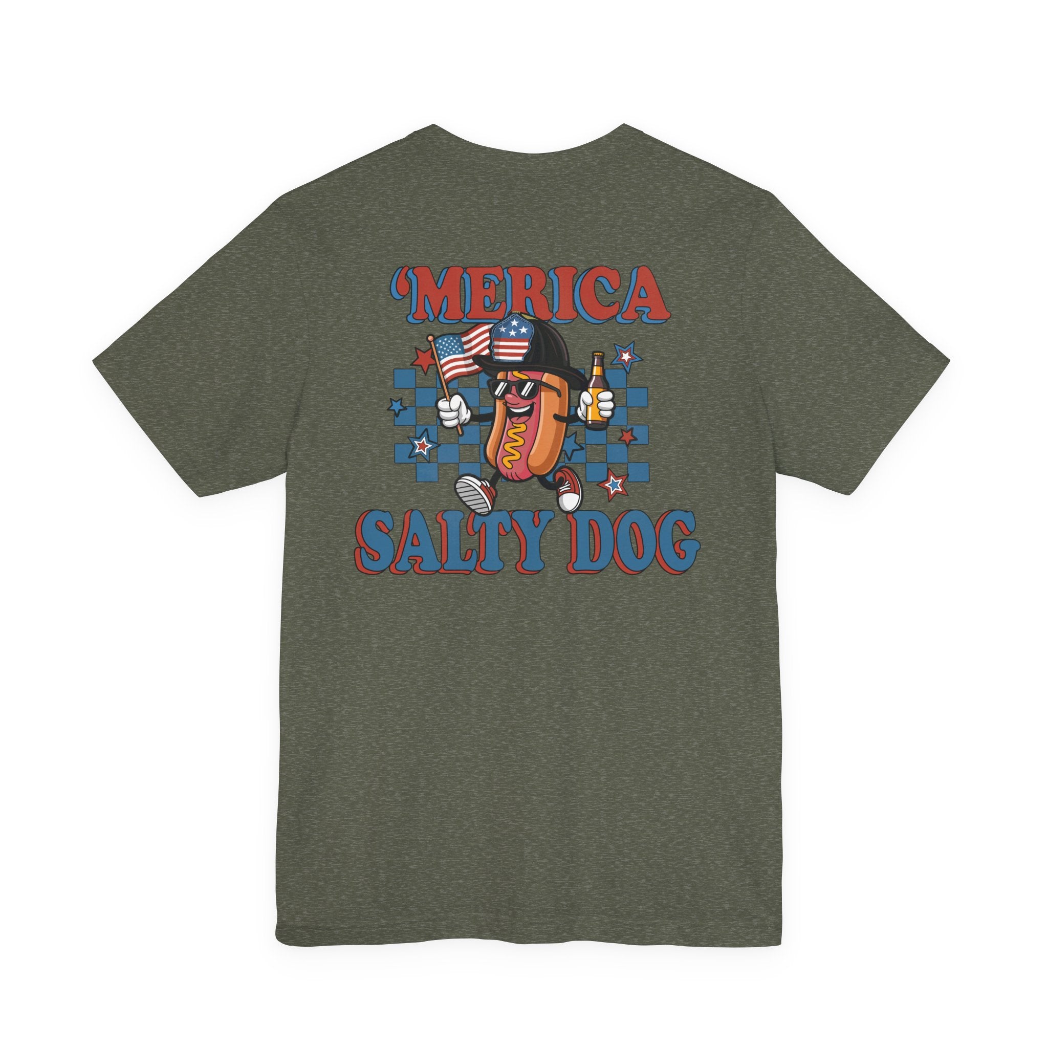 Salty Dog 'Merica Shirt - Bella-Canva Soft Jersey Short Sleeve Tee