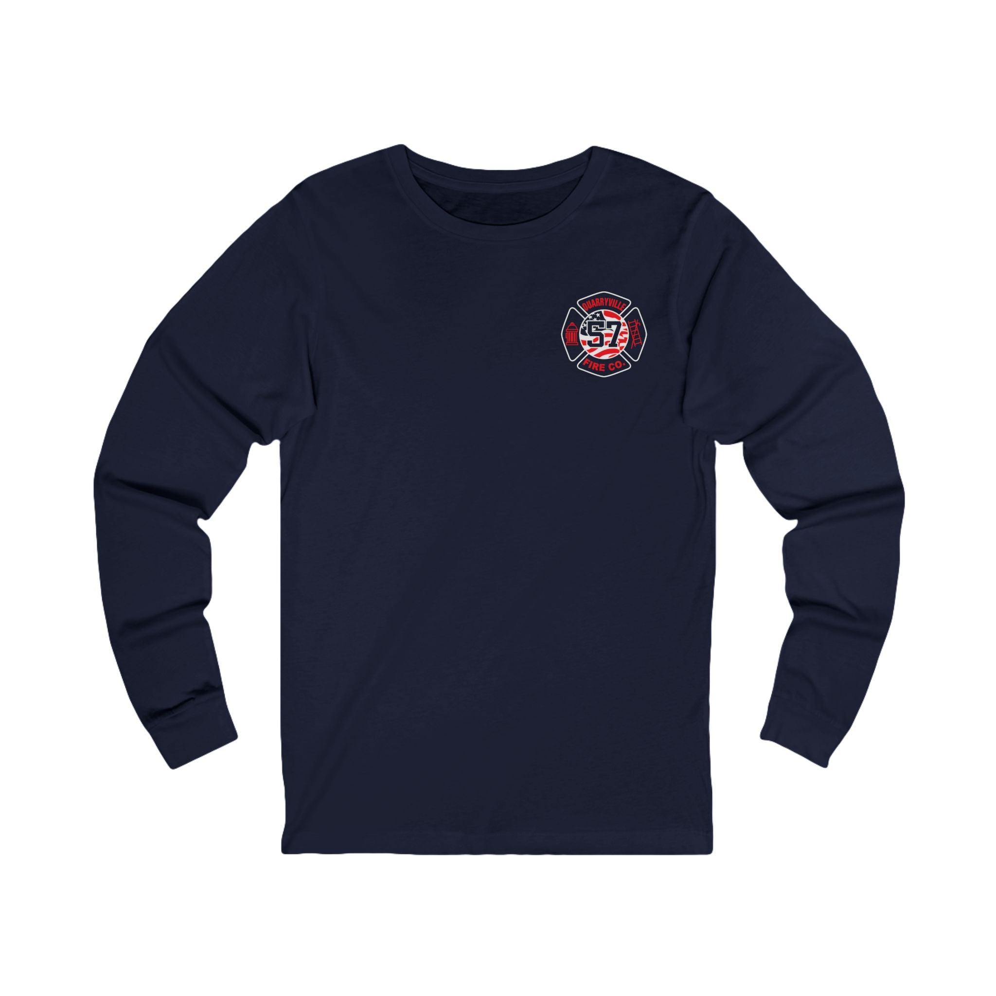 Quarryville PA Vol. Fire - Bella-Canvas Soft Jersey Cotton Long Sleeve Tee