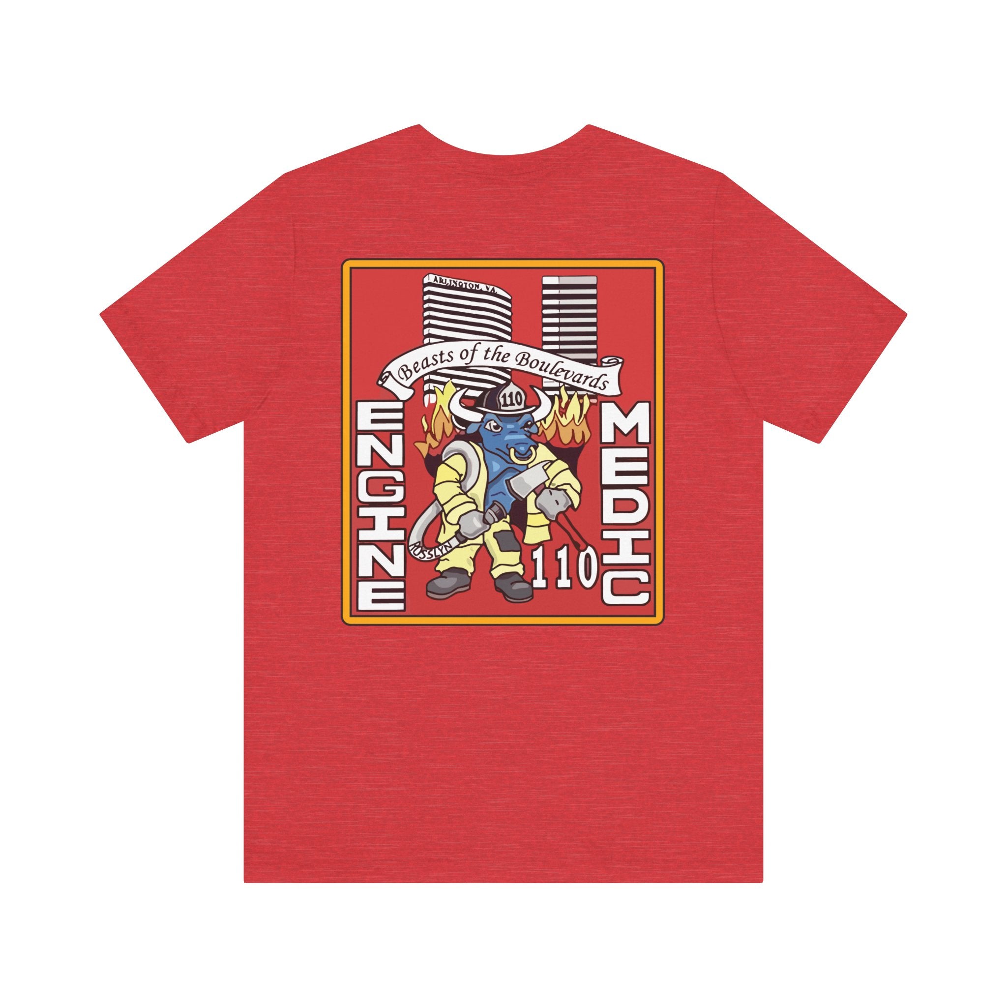 Station 10 Beast Front and Back - Bella+Canvas Soft Unisex Tee