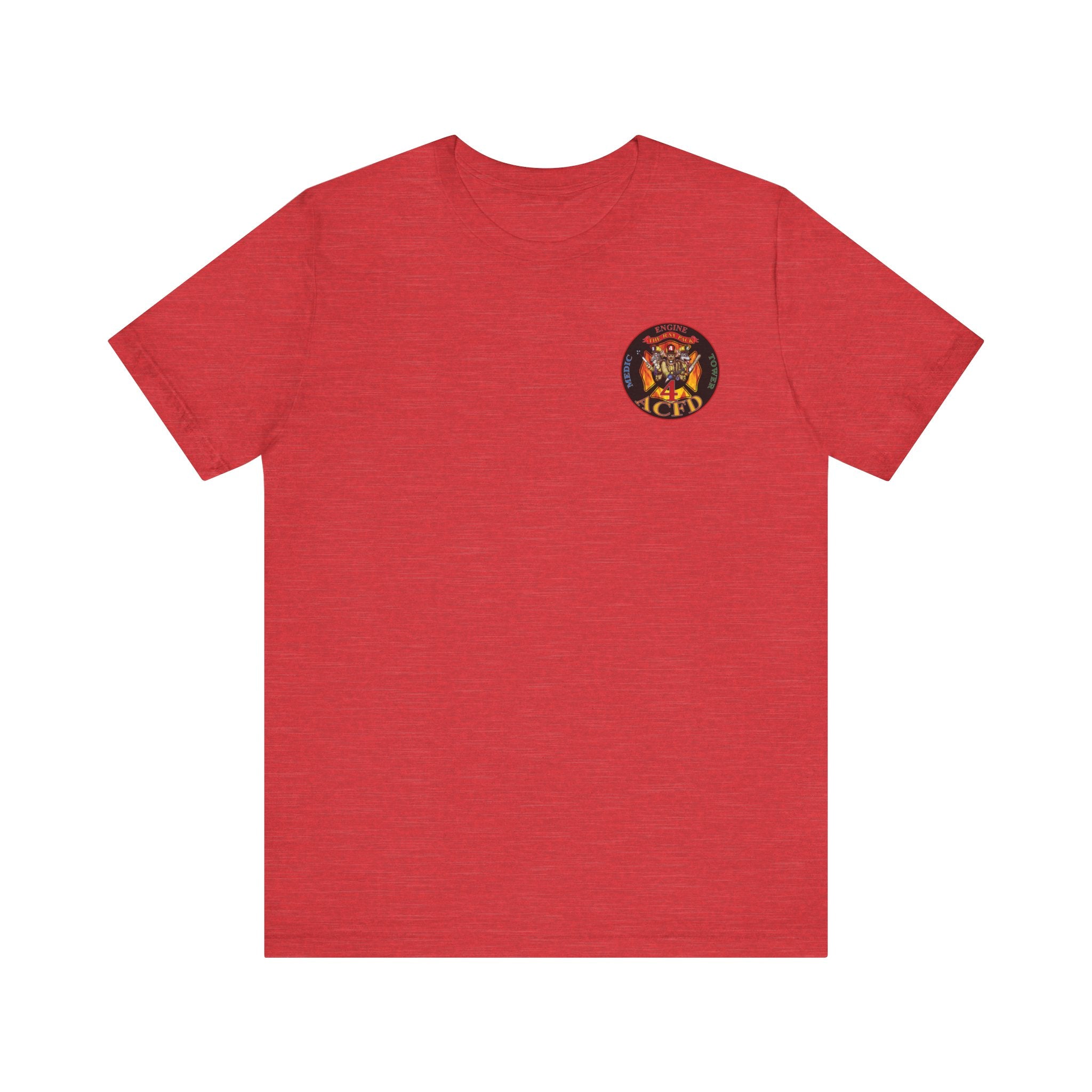 Station 4 RatPack Front AC4FD Back - Bella+Canvas Soft Unisex Tee