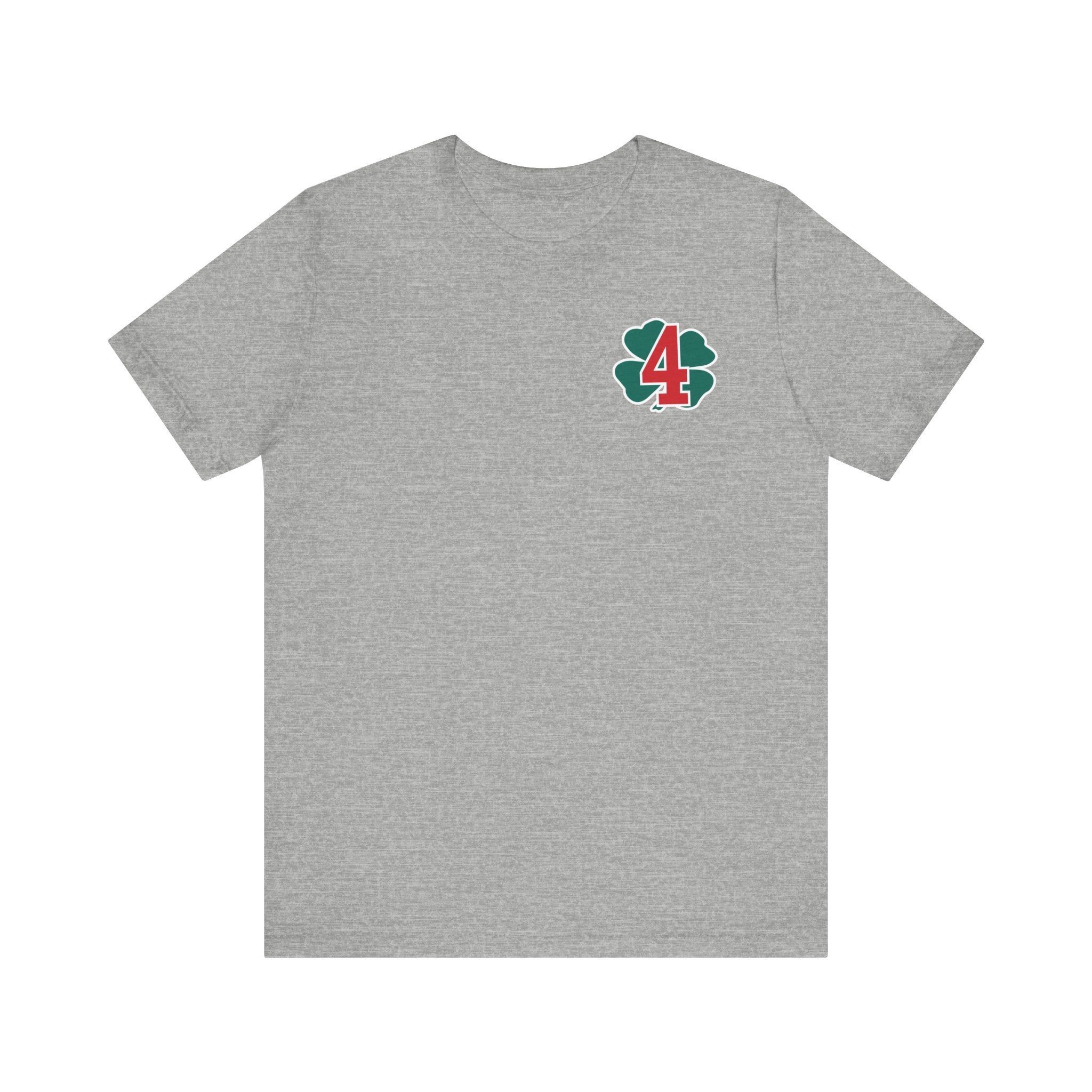 Station 4 RatPack on Back Clover Front - Bella+Canvas Soft Unisex Tee