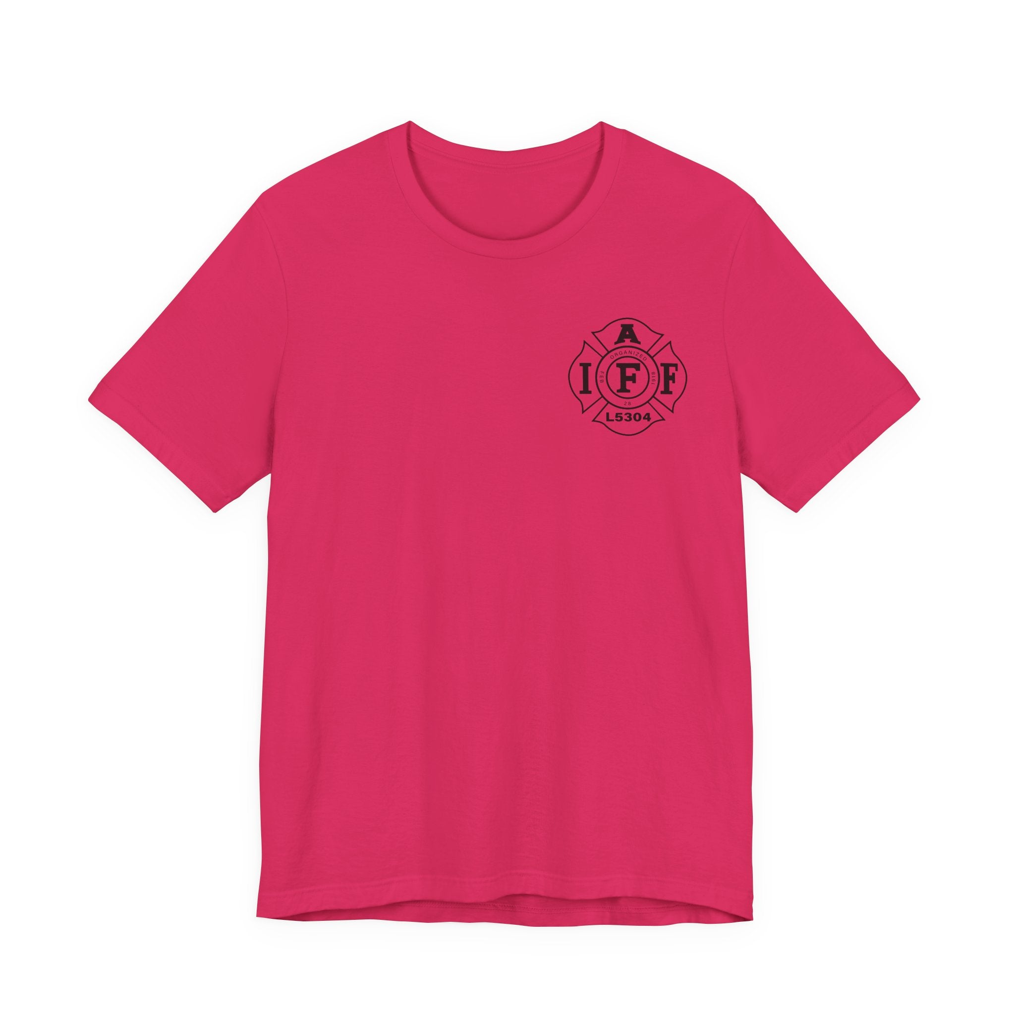 Clarke County Fire Breast Cancer (Portion of Proceeds go to Local 5304) - Bella+Canvas Soft Jersey Cotton Unisex Tee