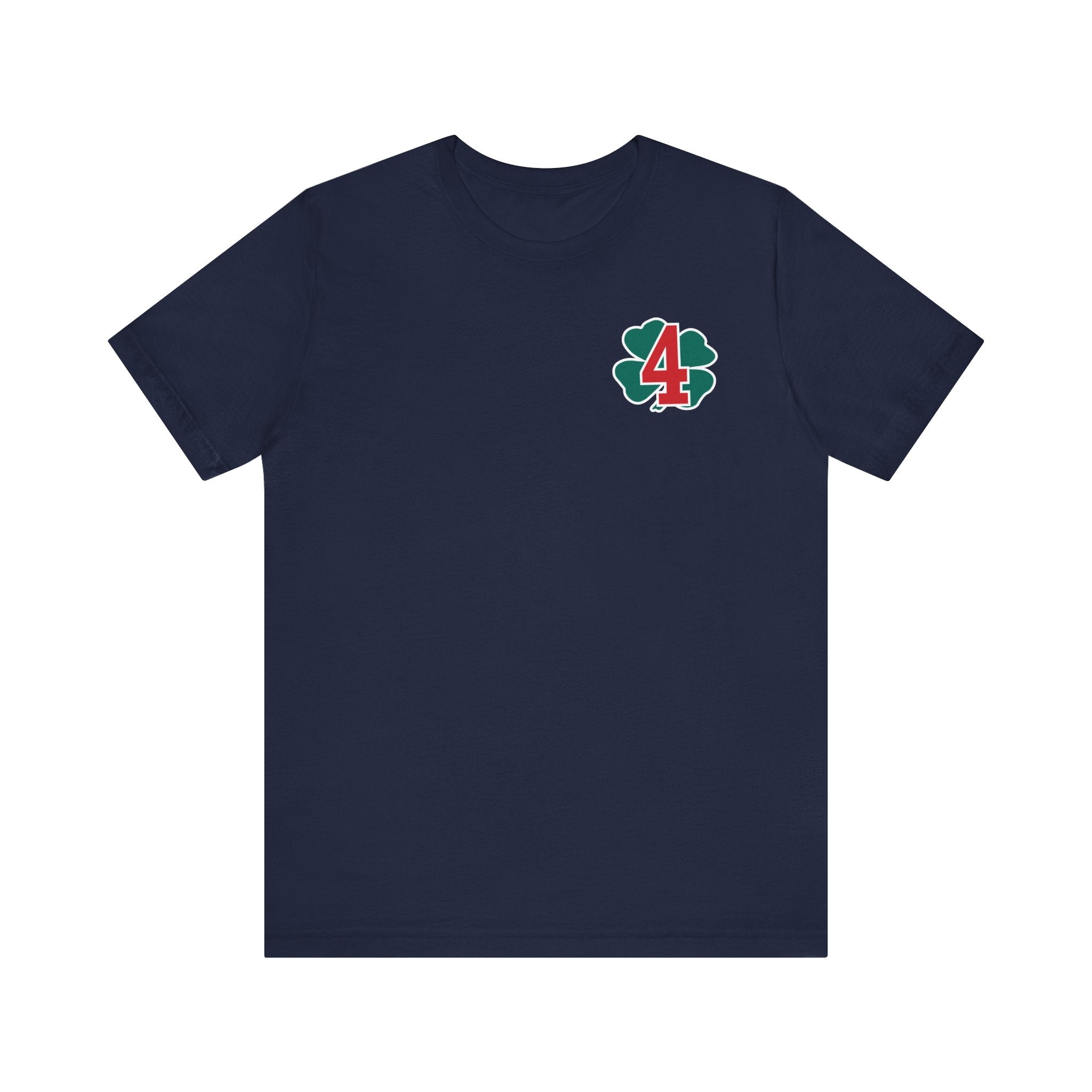 Station 4 Clover on front and back - Bella+Canvas Soft Unisex Tee