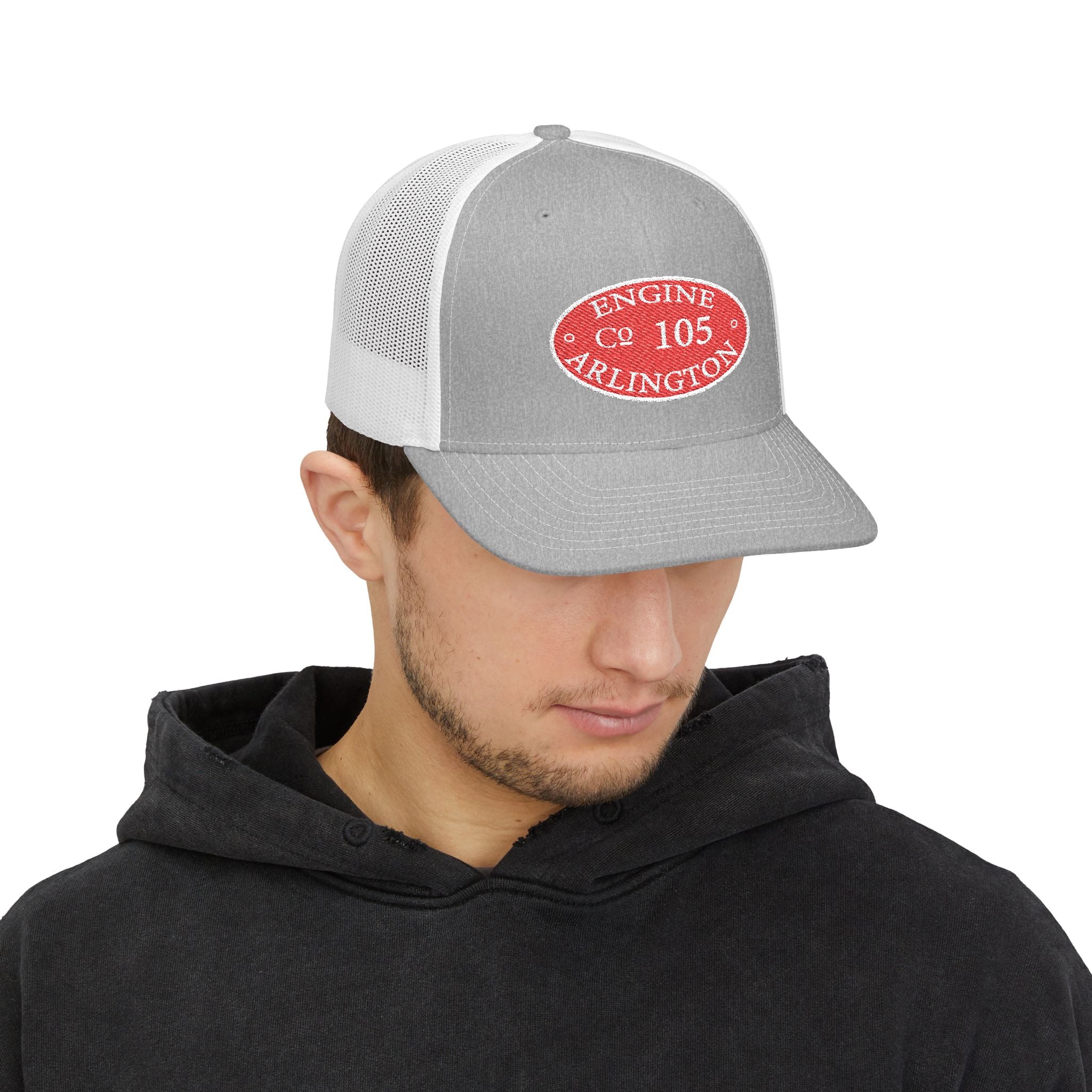Arlington Engine 5 Circle Patch - (Richardson 112 Style Hat) Snapback Trucker