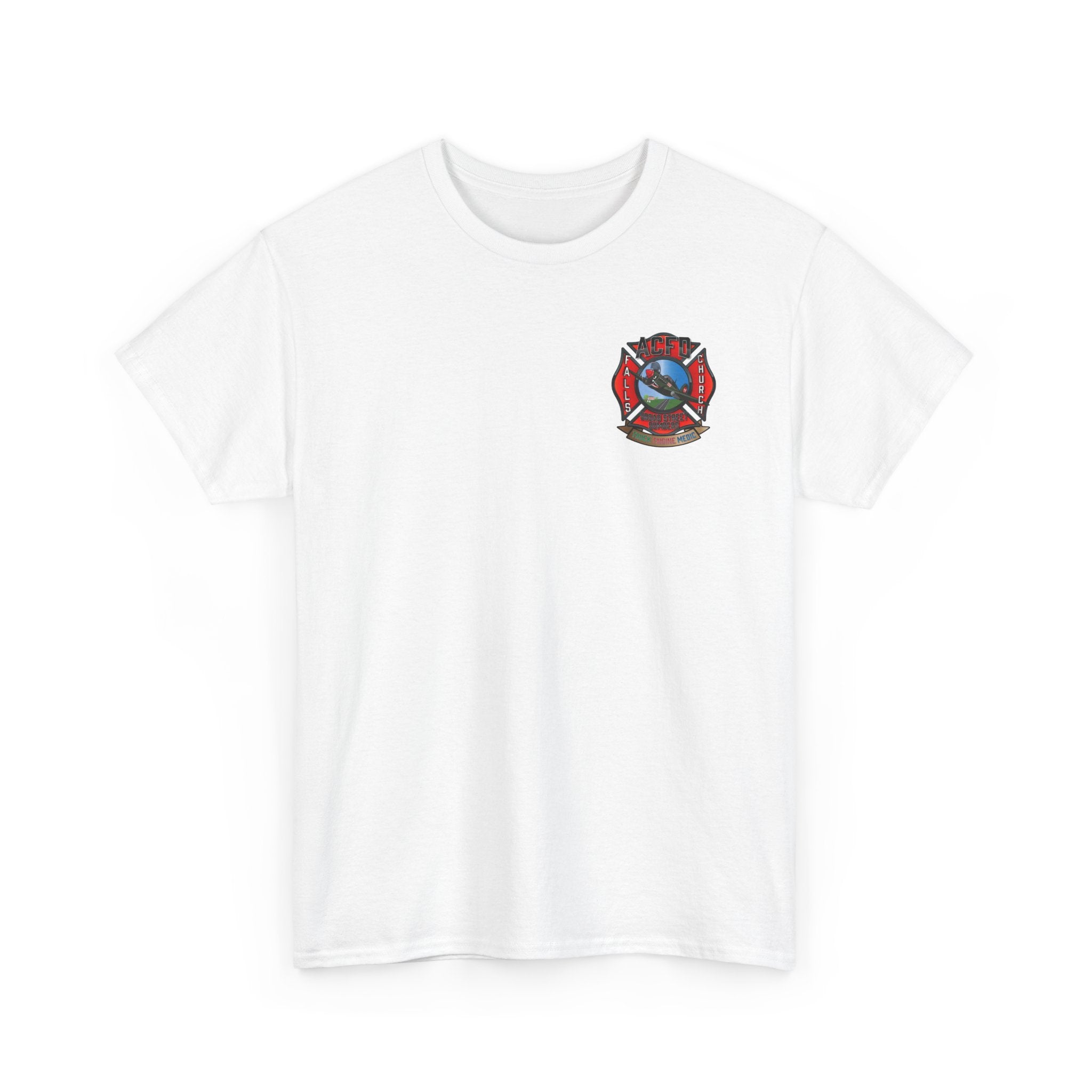 Station 6 Falls Church Apparatus -Heavy Cotton Unisex Tee -