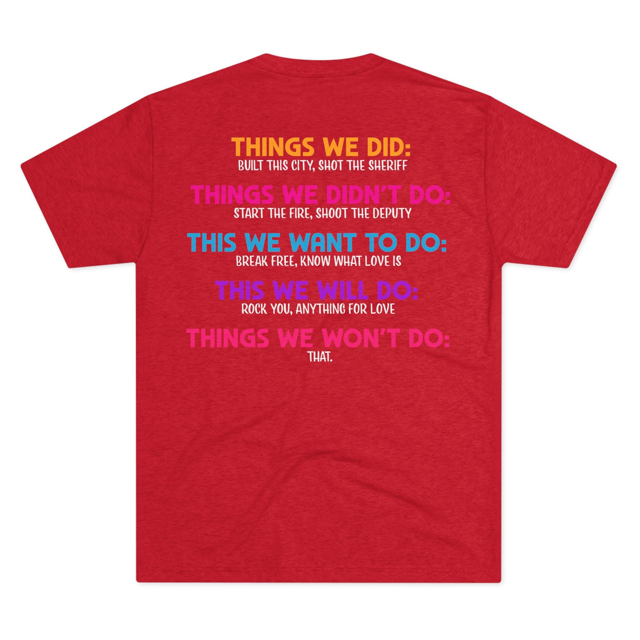 Hot Dad Summer Rock Shirt - NextLevel Tri-Blend Crew Tee
