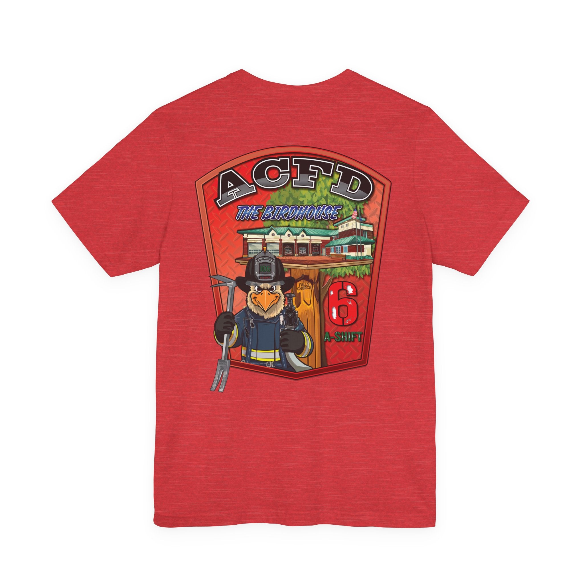 Arlington Station 6 A-Shift BirdHouse - Bella+Canvas Soft Unisex Tee