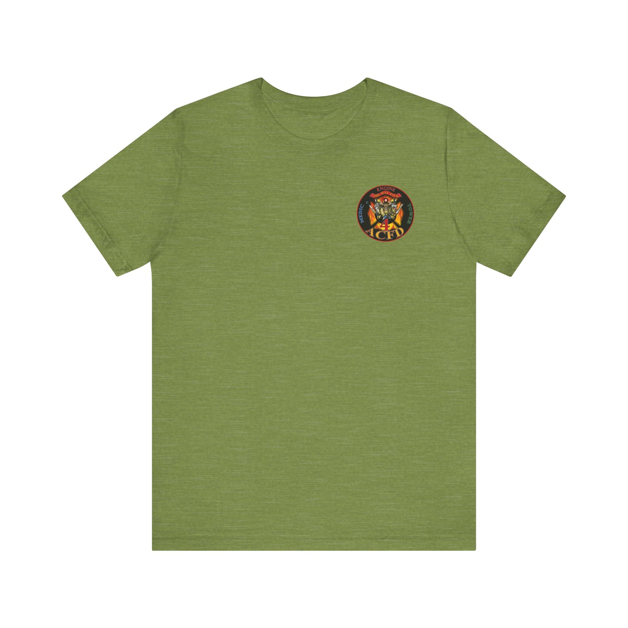 Station 4 RatPack Front AC4FD Back - Bella+Canvas Soft Unisex Tee