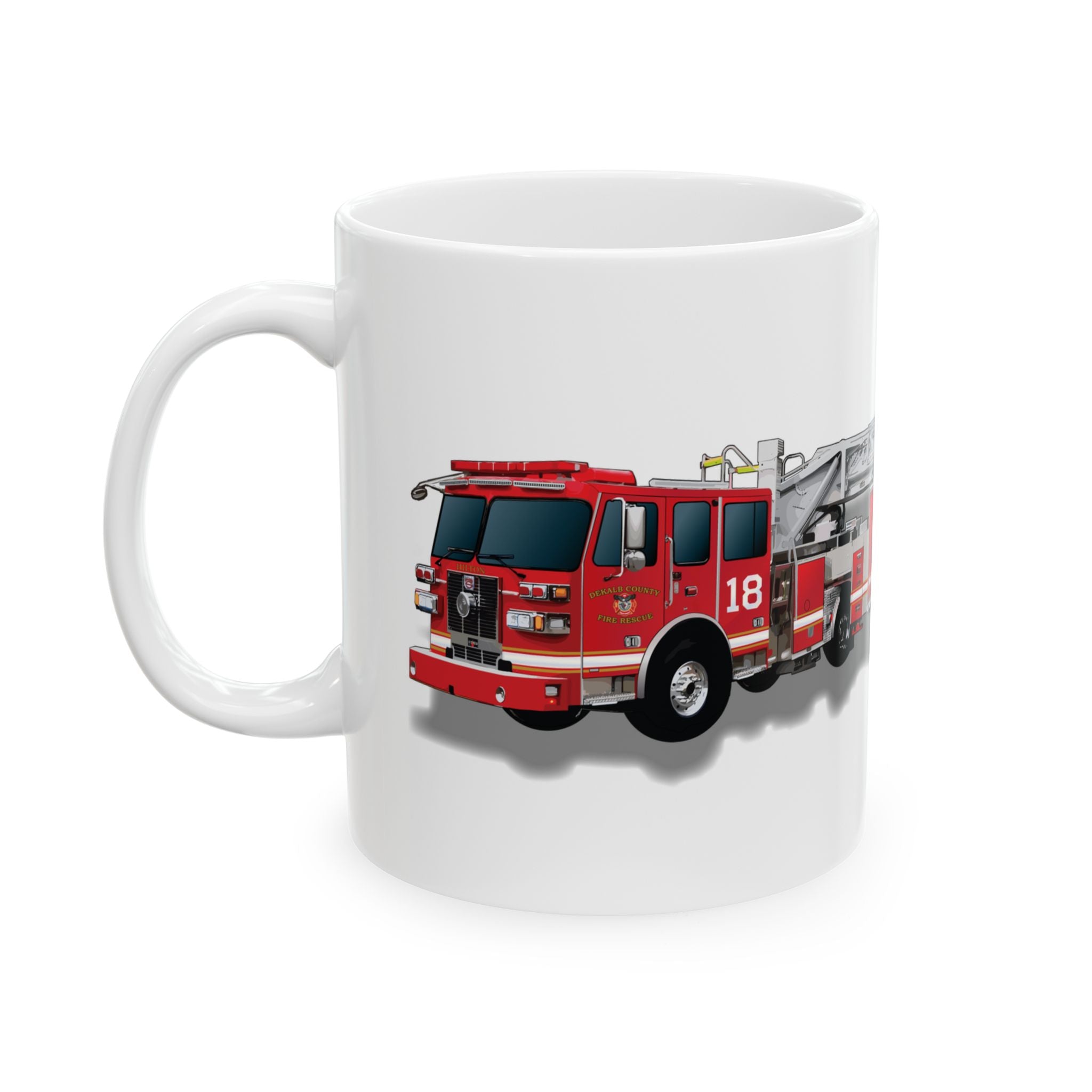 Dekalb County Tiller 18 Redering Mug, (11oz, 15oz)