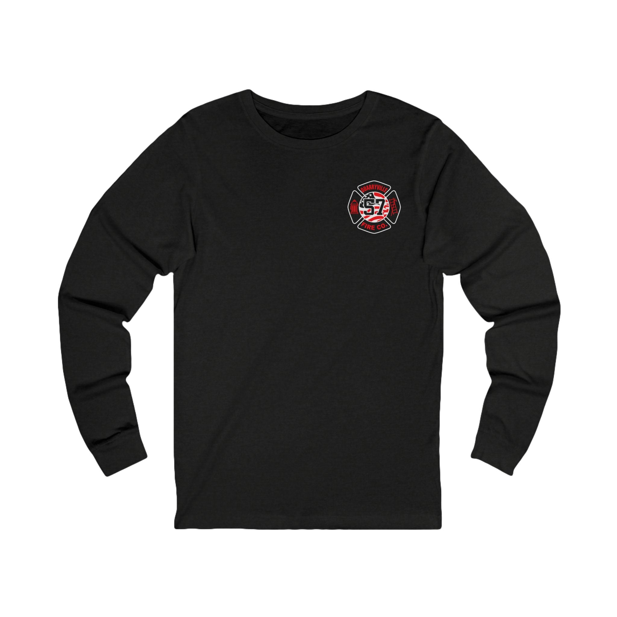 Quarryville PA Vol. Fire - Bella-Canvas Soft Jersey Cotton Long Sleeve Tee