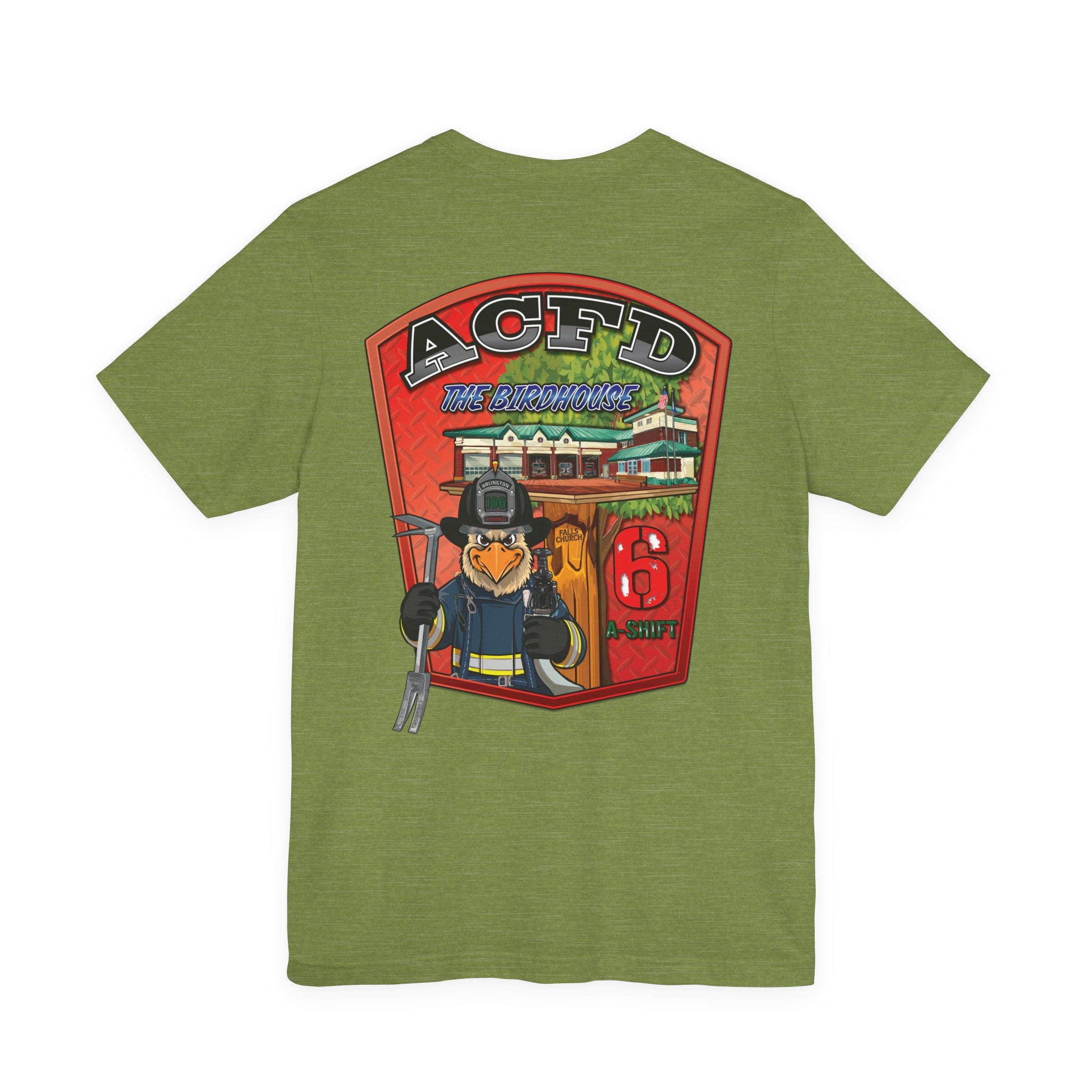 Arlington Station 6 A-Shift BirdHouse - Bella+Canvas Soft Unisex Tee