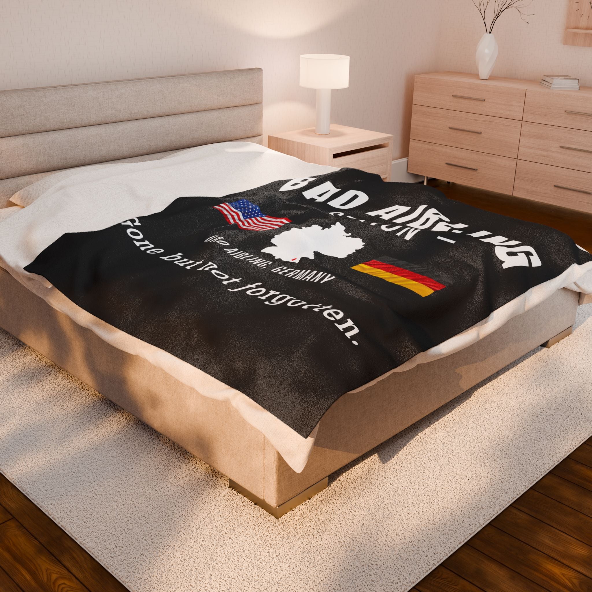 Bad Aibling Gone - Velveteen Plush Blanket