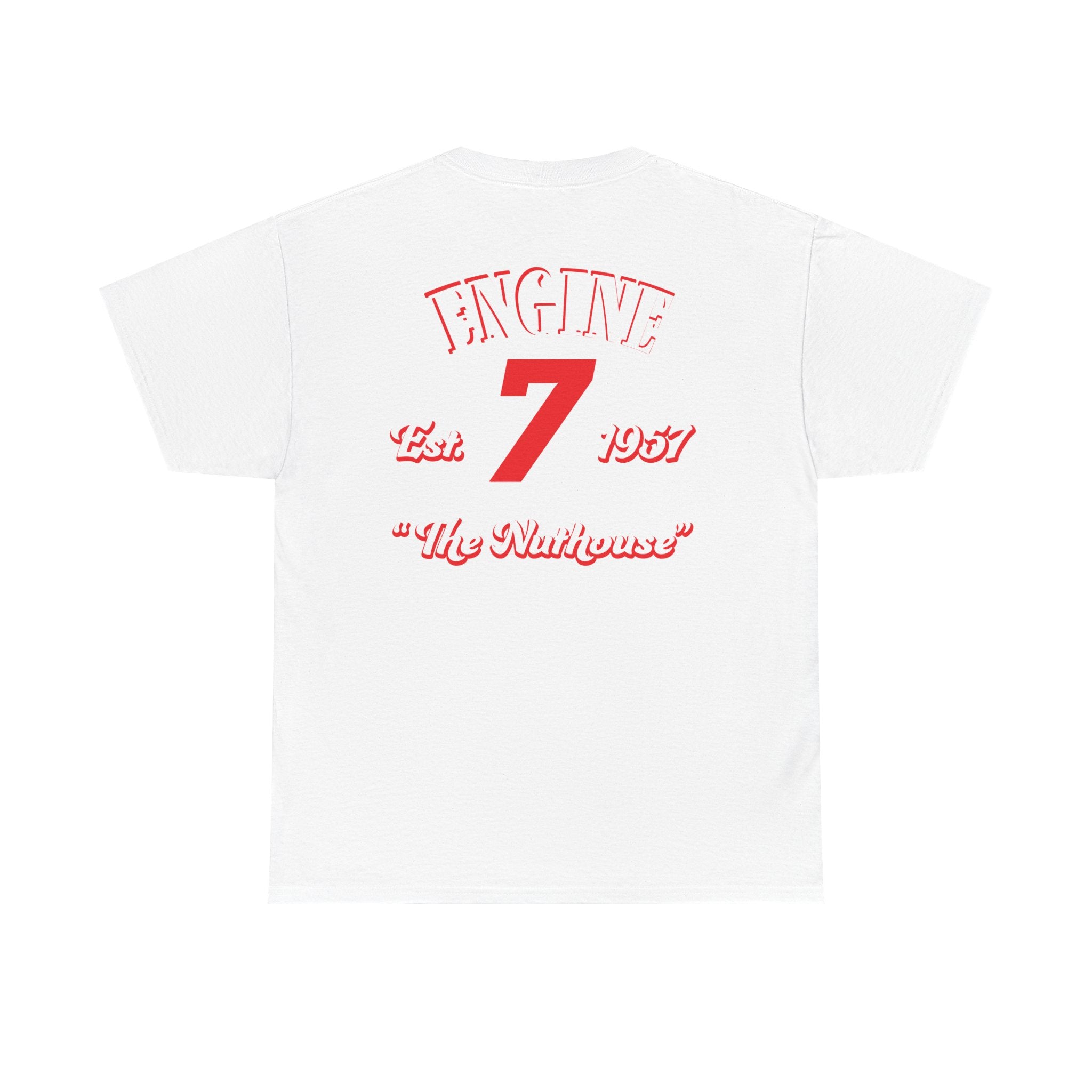 Hollywood MD Vol Fire Engine 7 - Heavy Cotton Unisex Tee